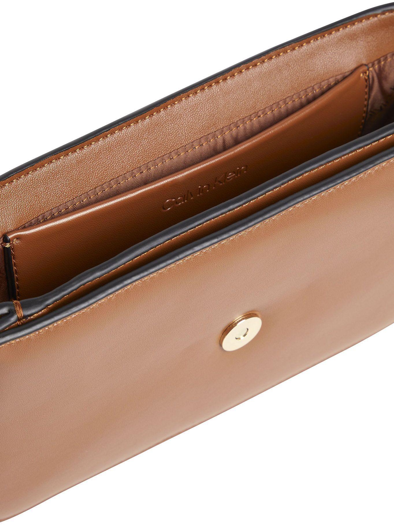 Cartera Xbody Focused Café Calvin Klein-2