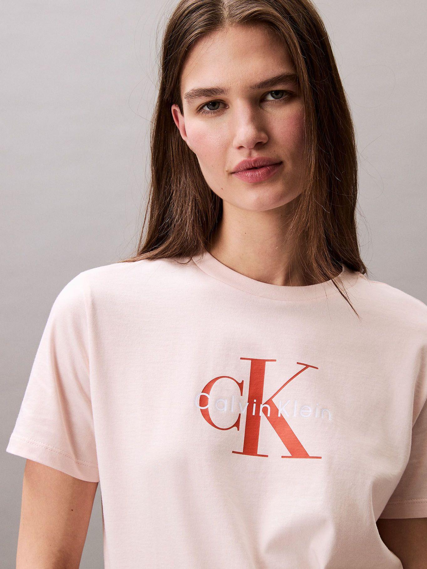 Polera Classic Monogram Hero Rosado Calvin Klein-4