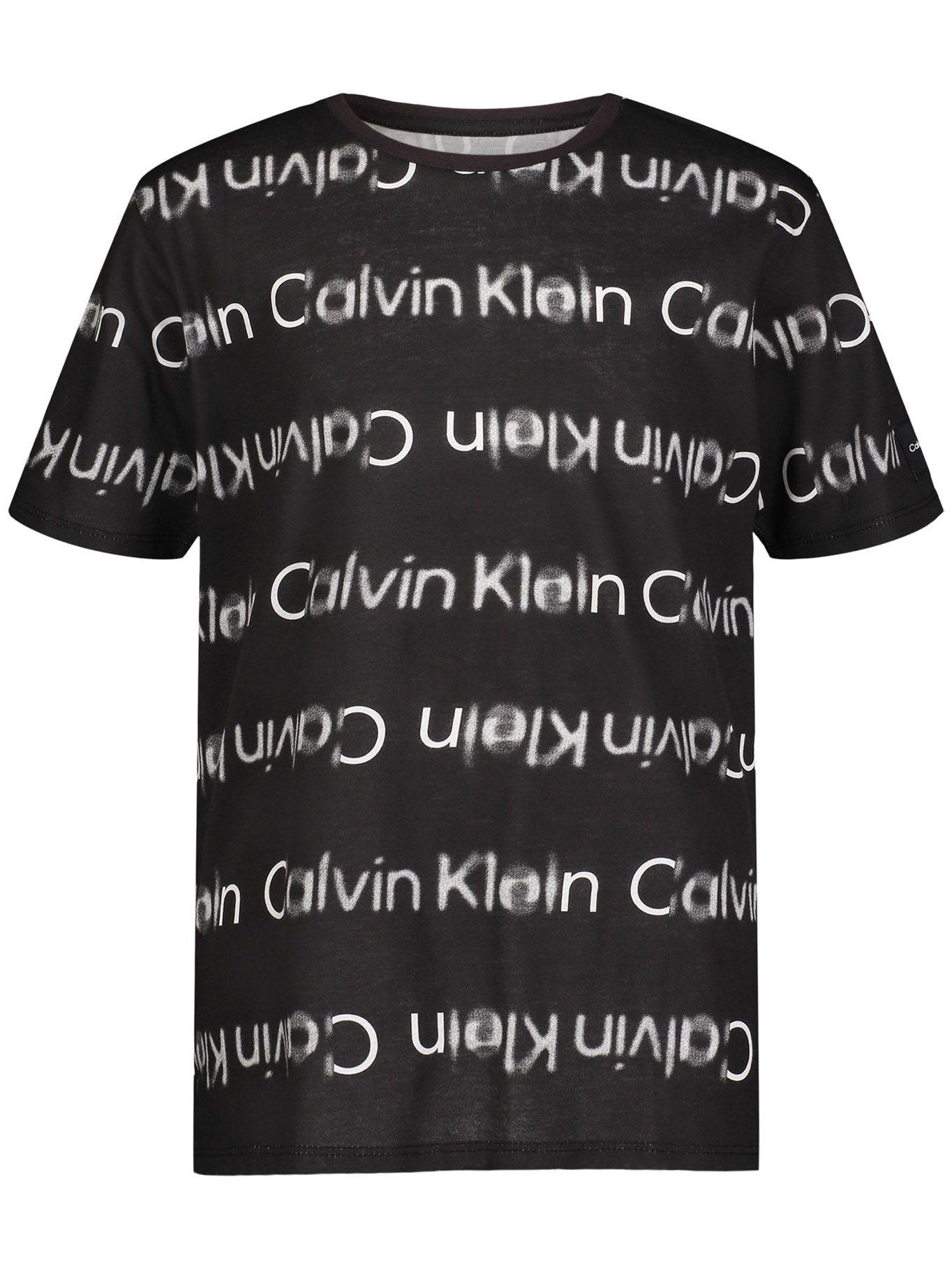 Polera Block It Blur Print Negro Calvin Klein-0