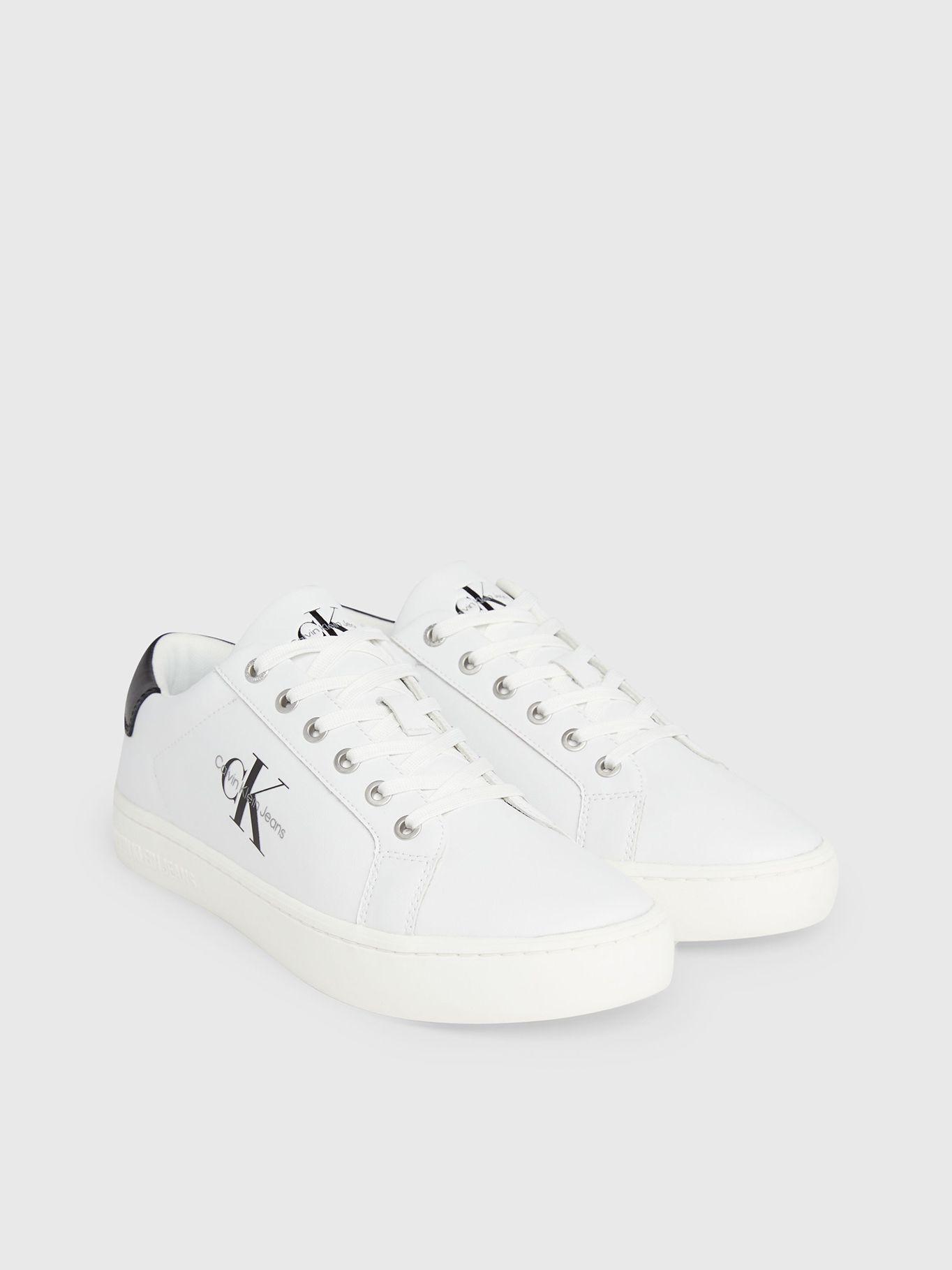 Zapatilla Classic Cupsole Lace Up Low Blanco Calvin Klein-0