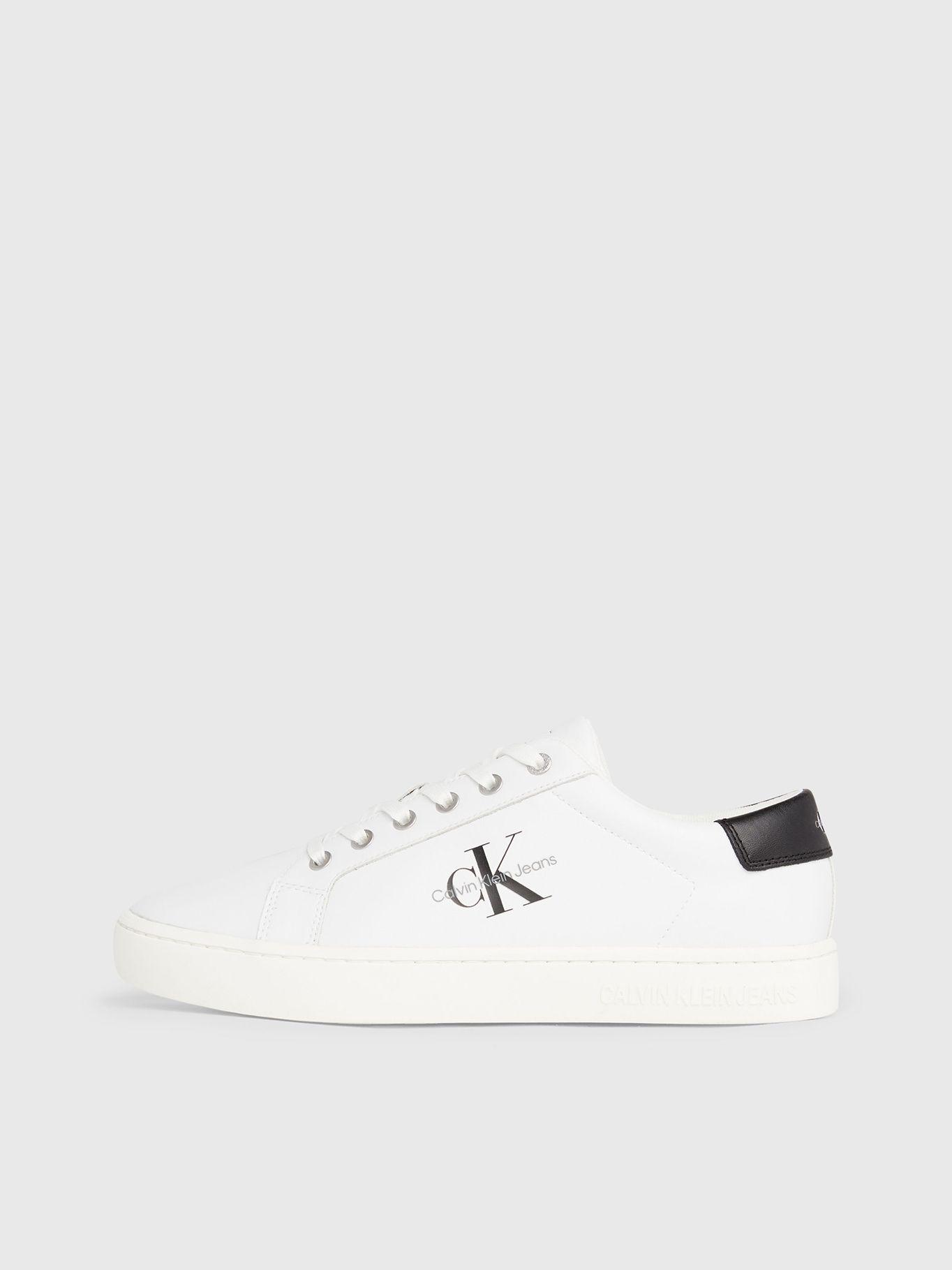 Zapatilla Classic Cupsole Lace Up Low Blanco Calvin Klein-4