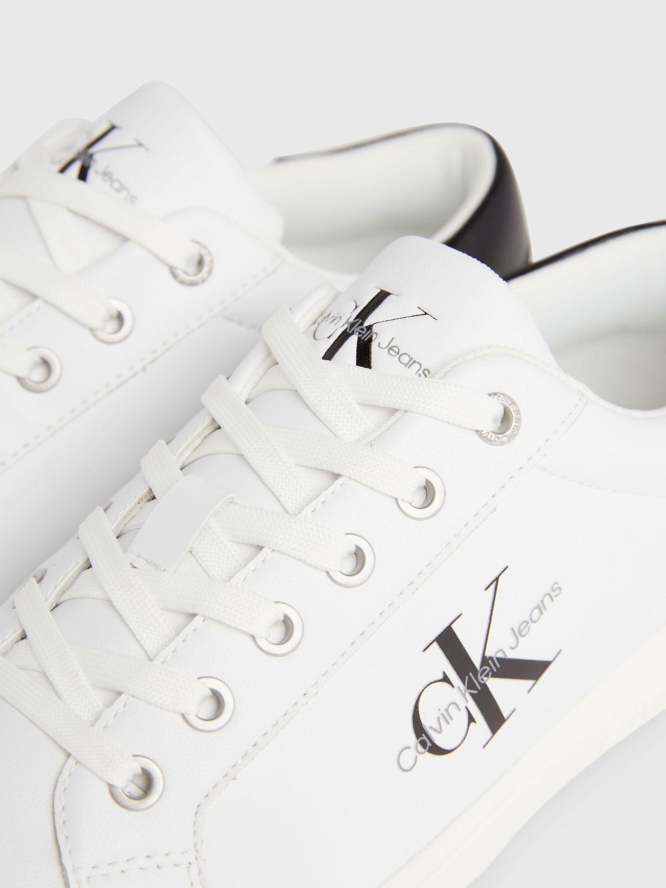 Zapatilla Classic Cupsole Lace Up Low Blanco Calvin Klein-5