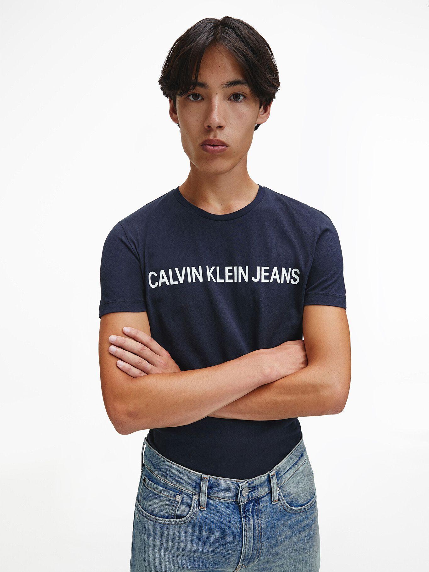 Polera Core Insttutional Azul Calvin Klein-0
