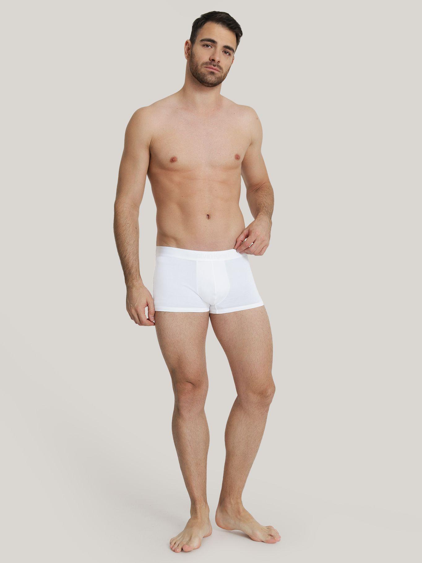 Pack 3 Bóxers Low Rise Trunk 10 Blanco Calvin Klein-2