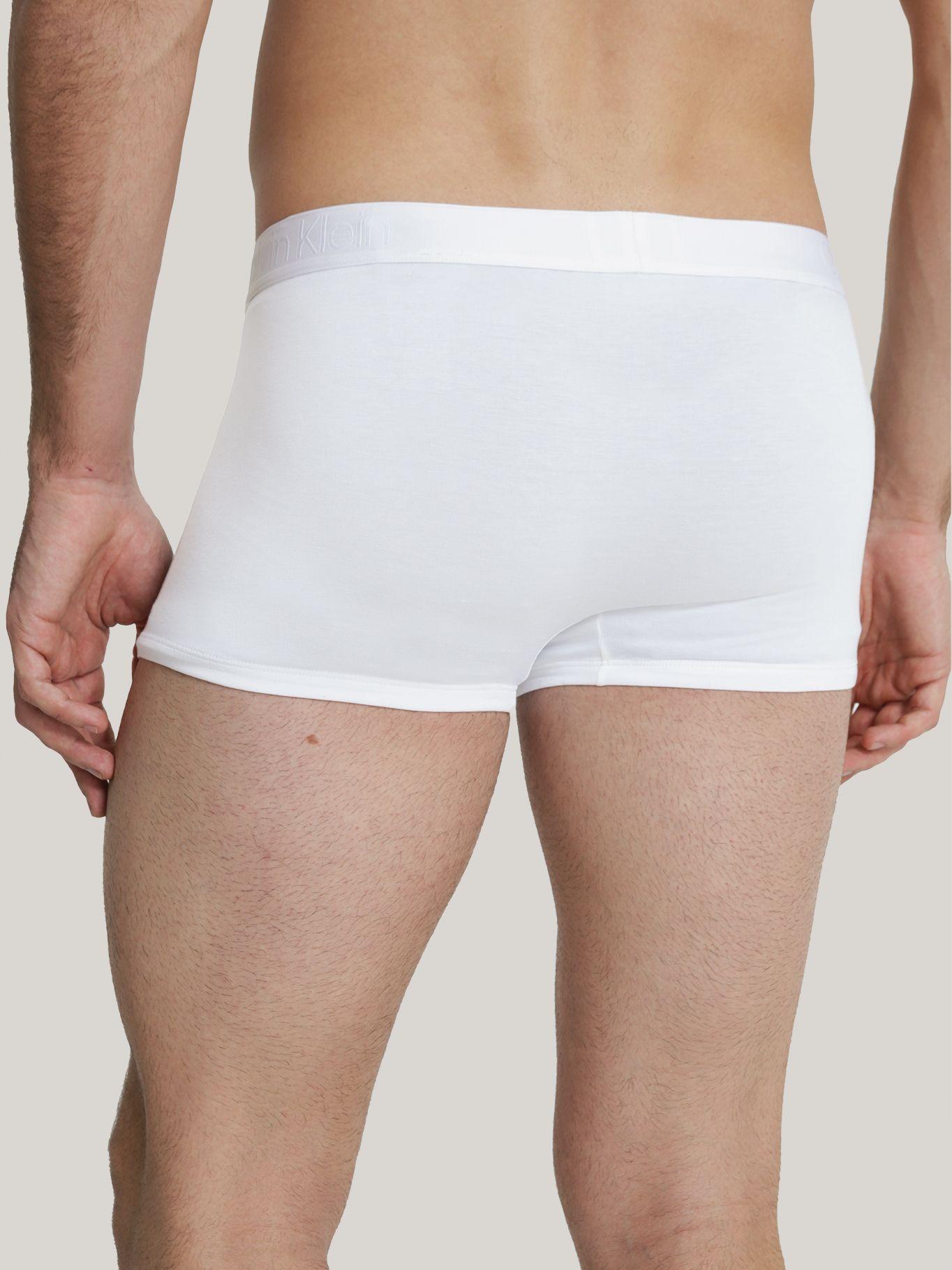 Pack 3 Bóxers Low Rise Trunk 10 Blanco Calvin Klein-4