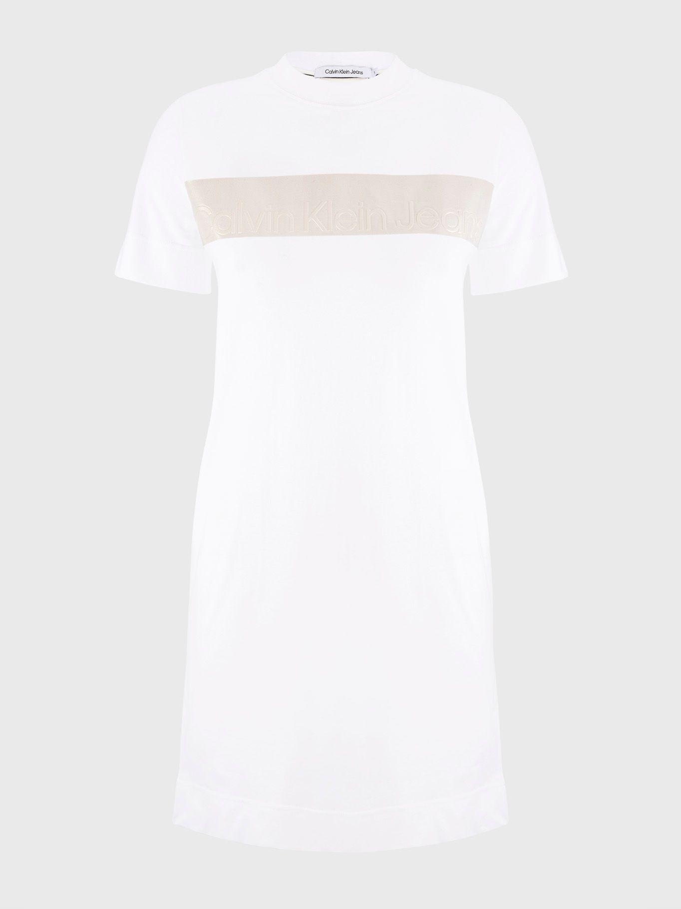 Vestido Shiny Blanco Calvin Klein-0