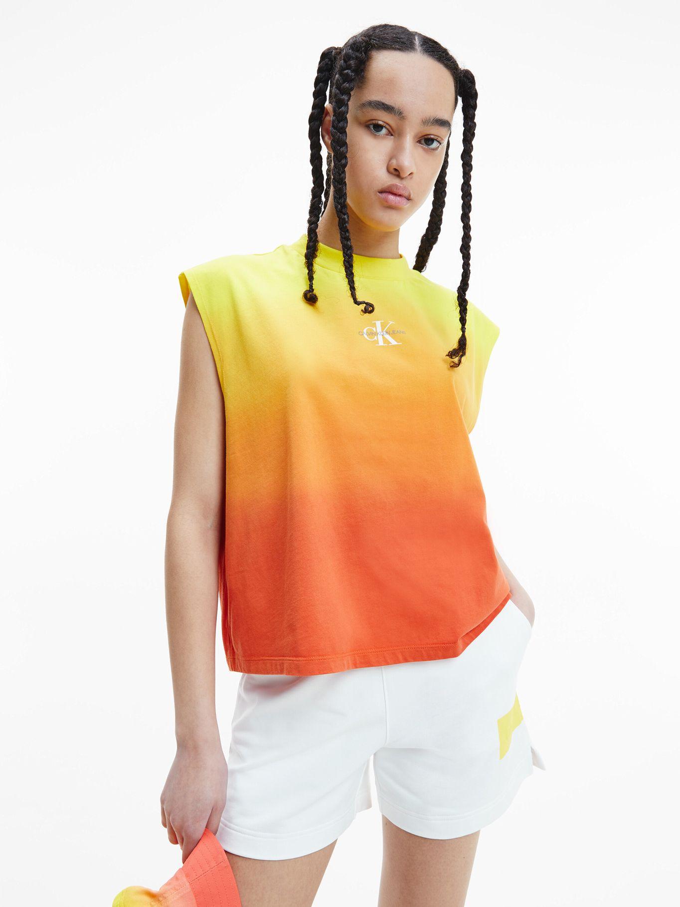 Polera Dip Dye Multicolor Calvin Klein Mujer-2