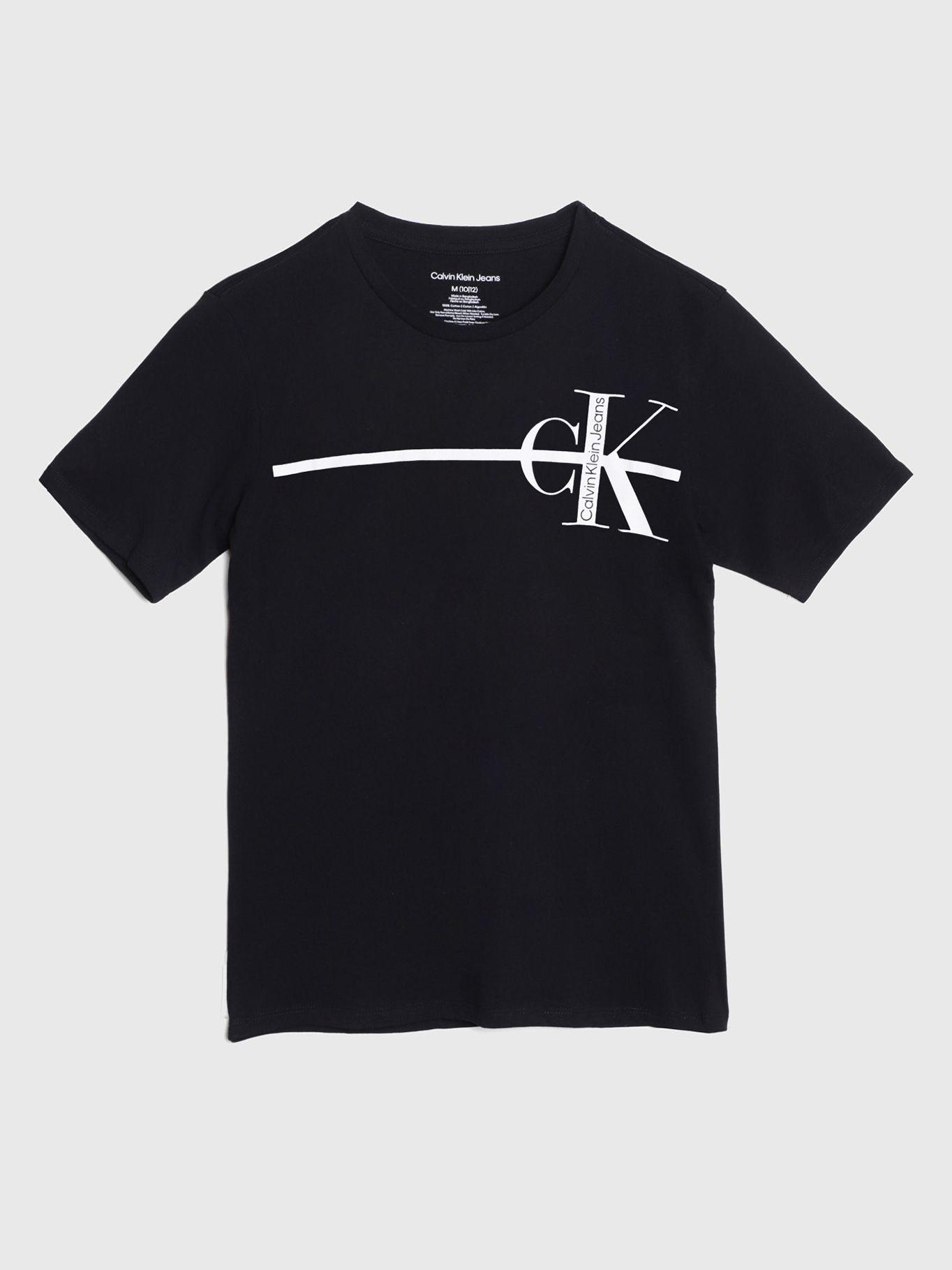 Polera Niño Pieces Negro Calvin Klein-0
