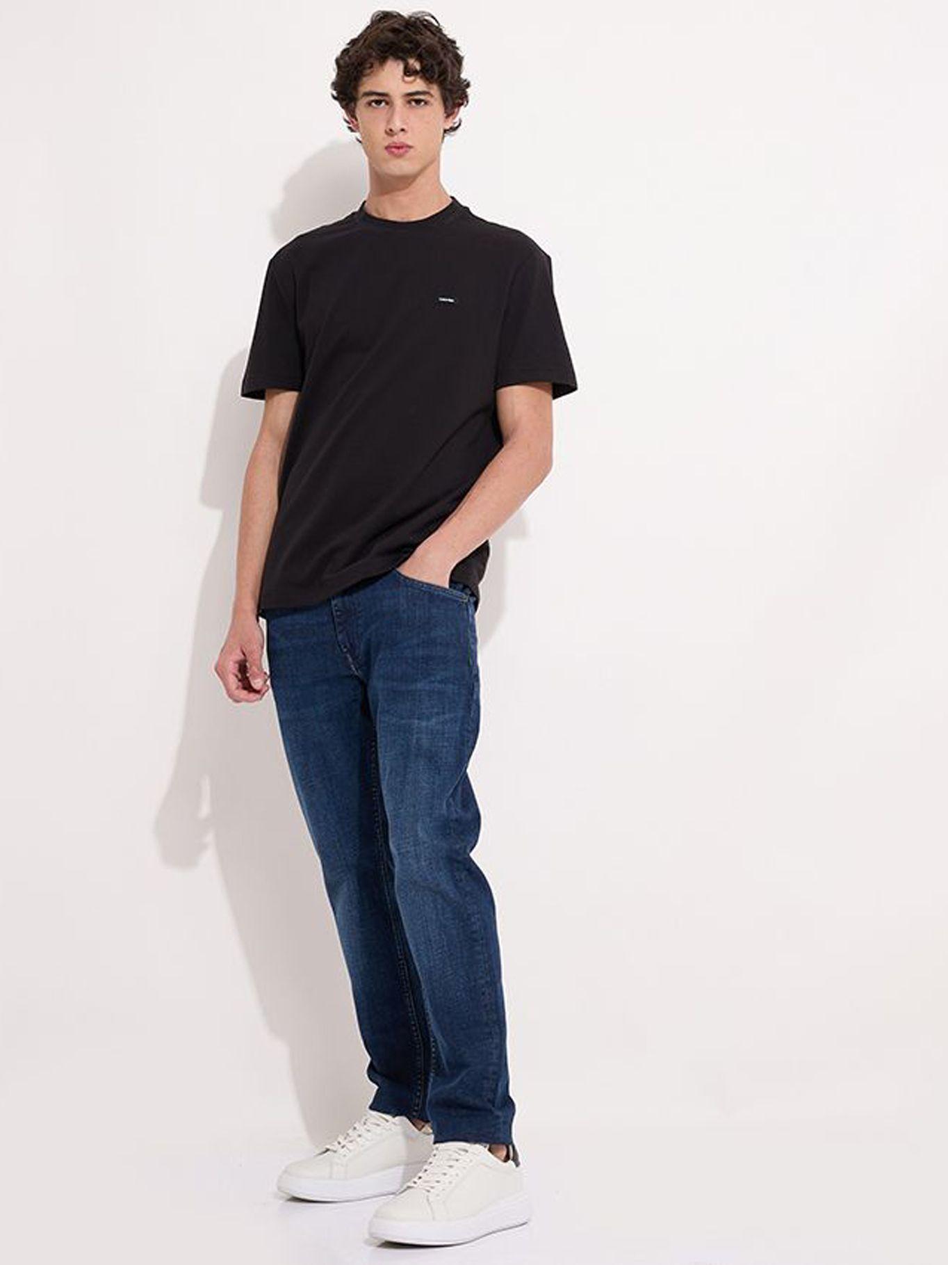 Polera Thermo Tech Pique Negro Calvin Klein-1