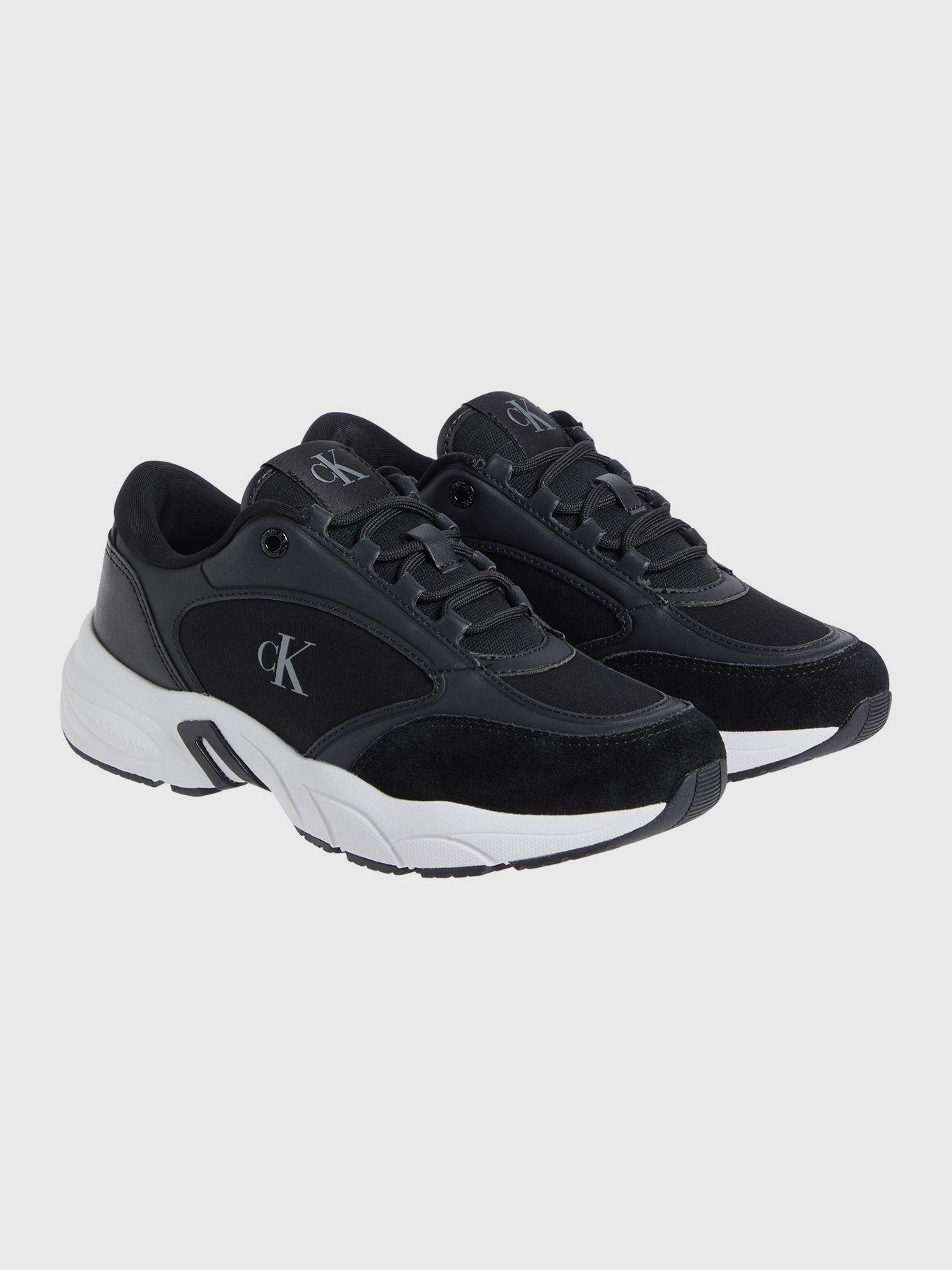 Zapatillas de Cuero Retro Negro Calvin Klein-0