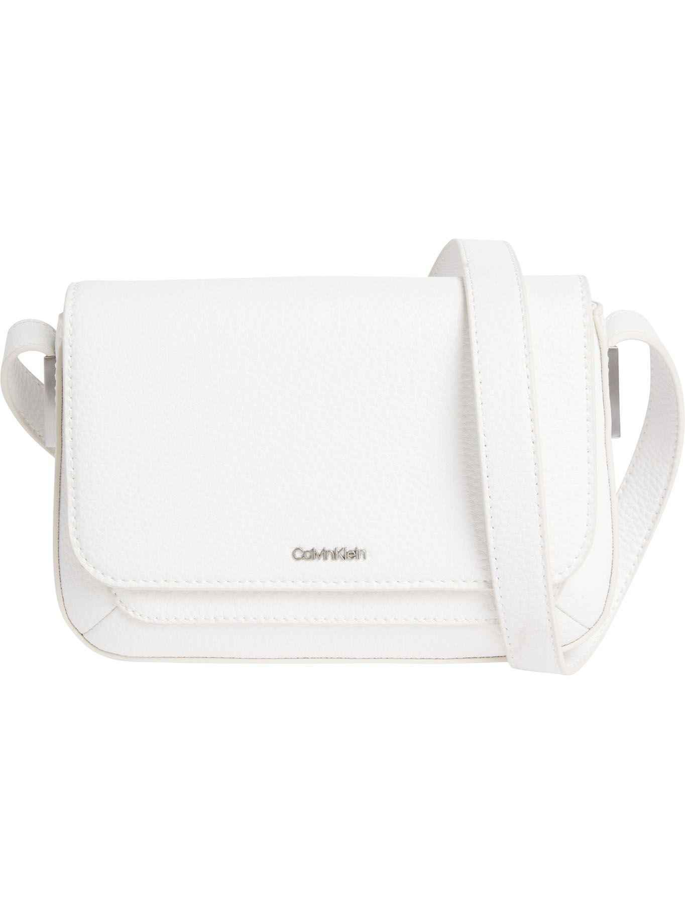 Bolso Bandolera con Solapa Blanco Calvin Klein-0