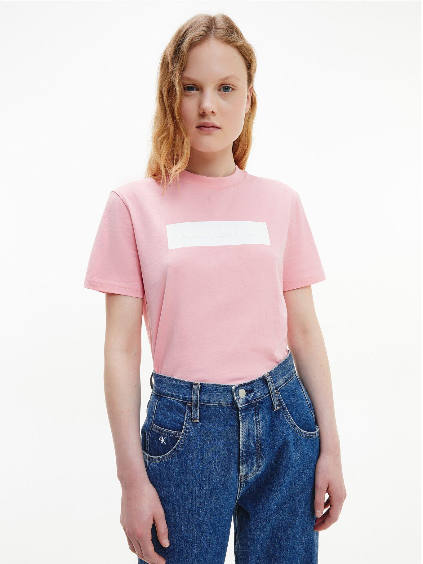 Polera Hero Logo Rosa Calvin Klein-3