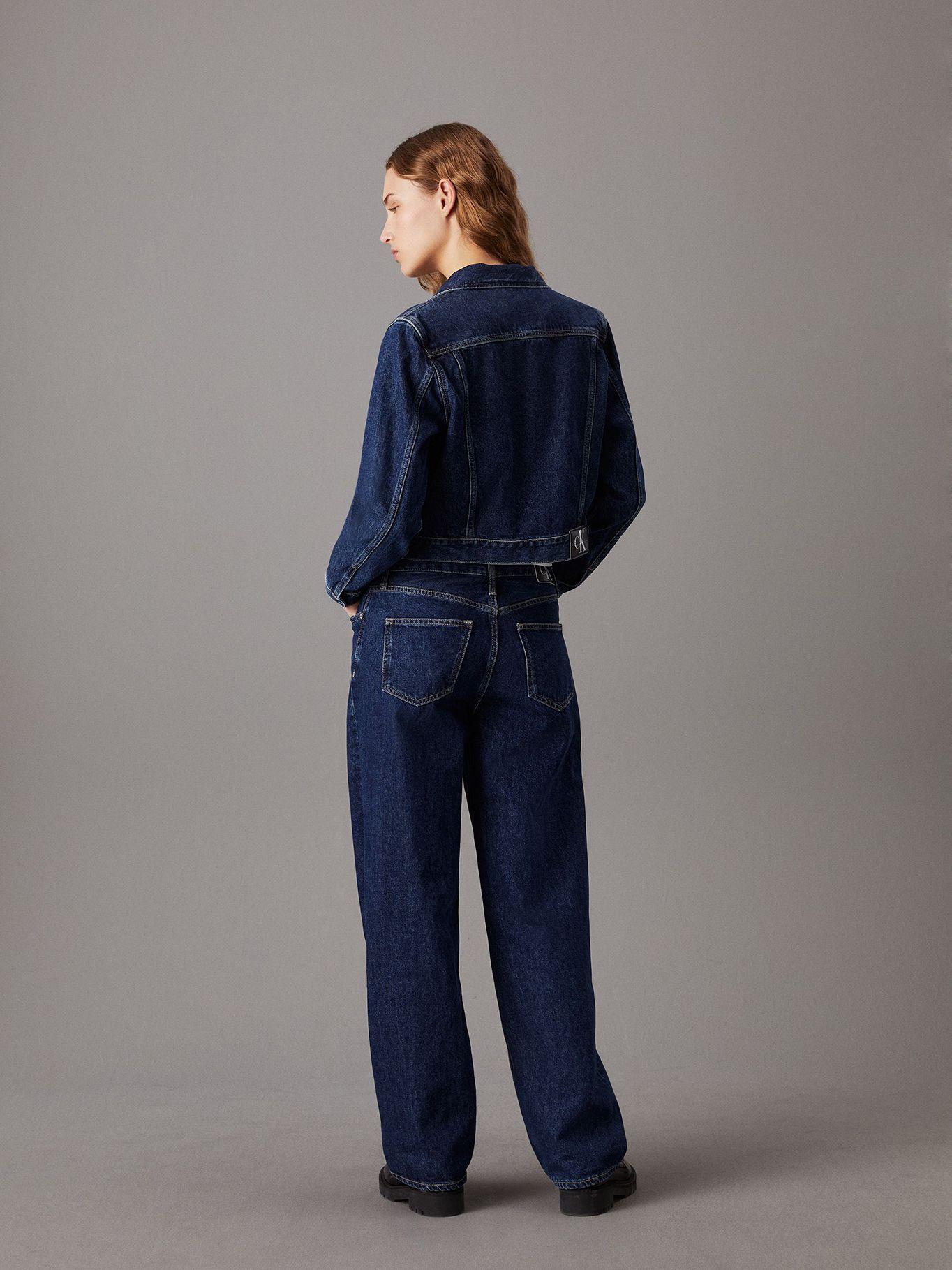 Chaqueta Cropped 90'S Denim Azul Calvin Klein-2
