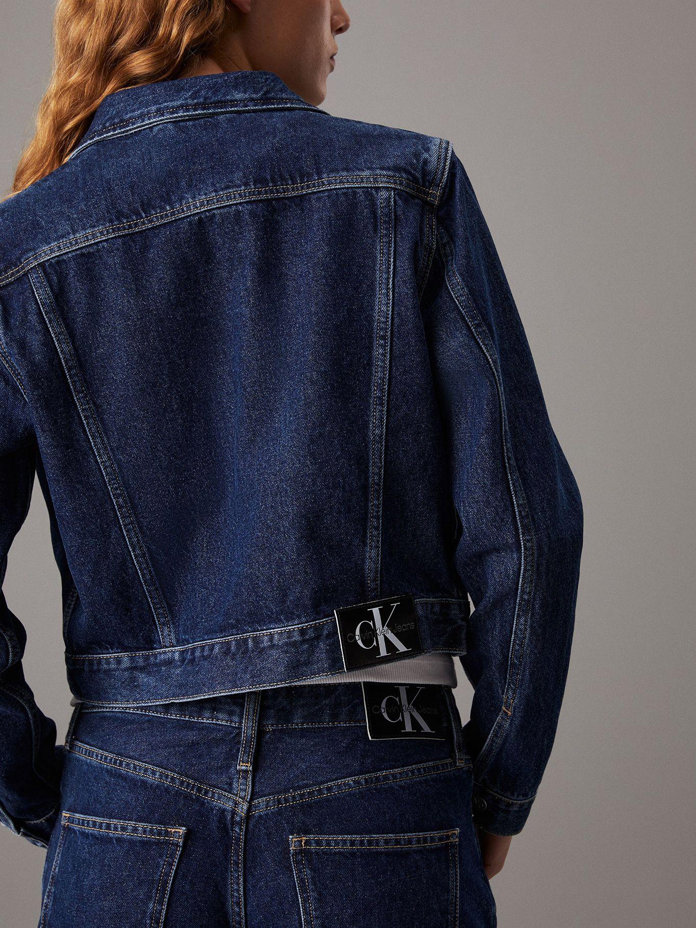 Chaqueta Cropped 90'S Denim Azul Calvin Klein-4