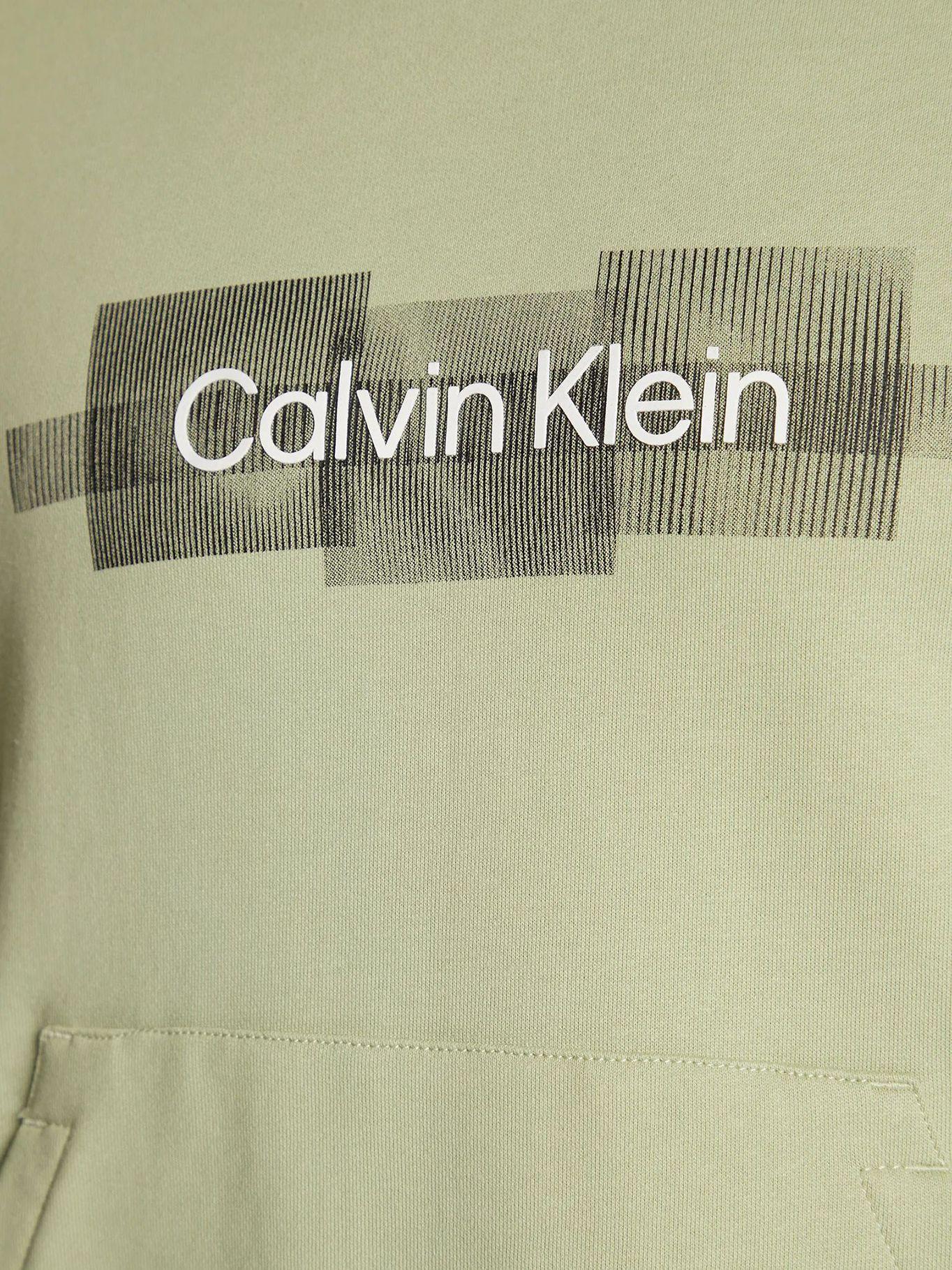 Sudadera manga larga con capucha Verde Calvin Klein-4