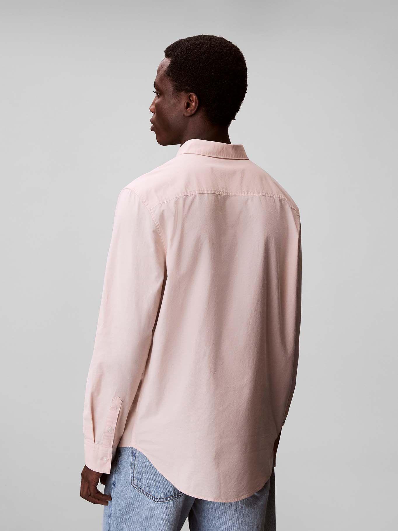 Camisa Oxford y Clásica Rosado Calvin Klein-2