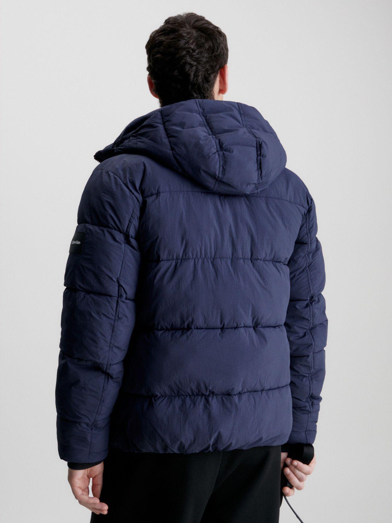 Parka Crinkle Nylon Puffer Azul Calvin Klein-2