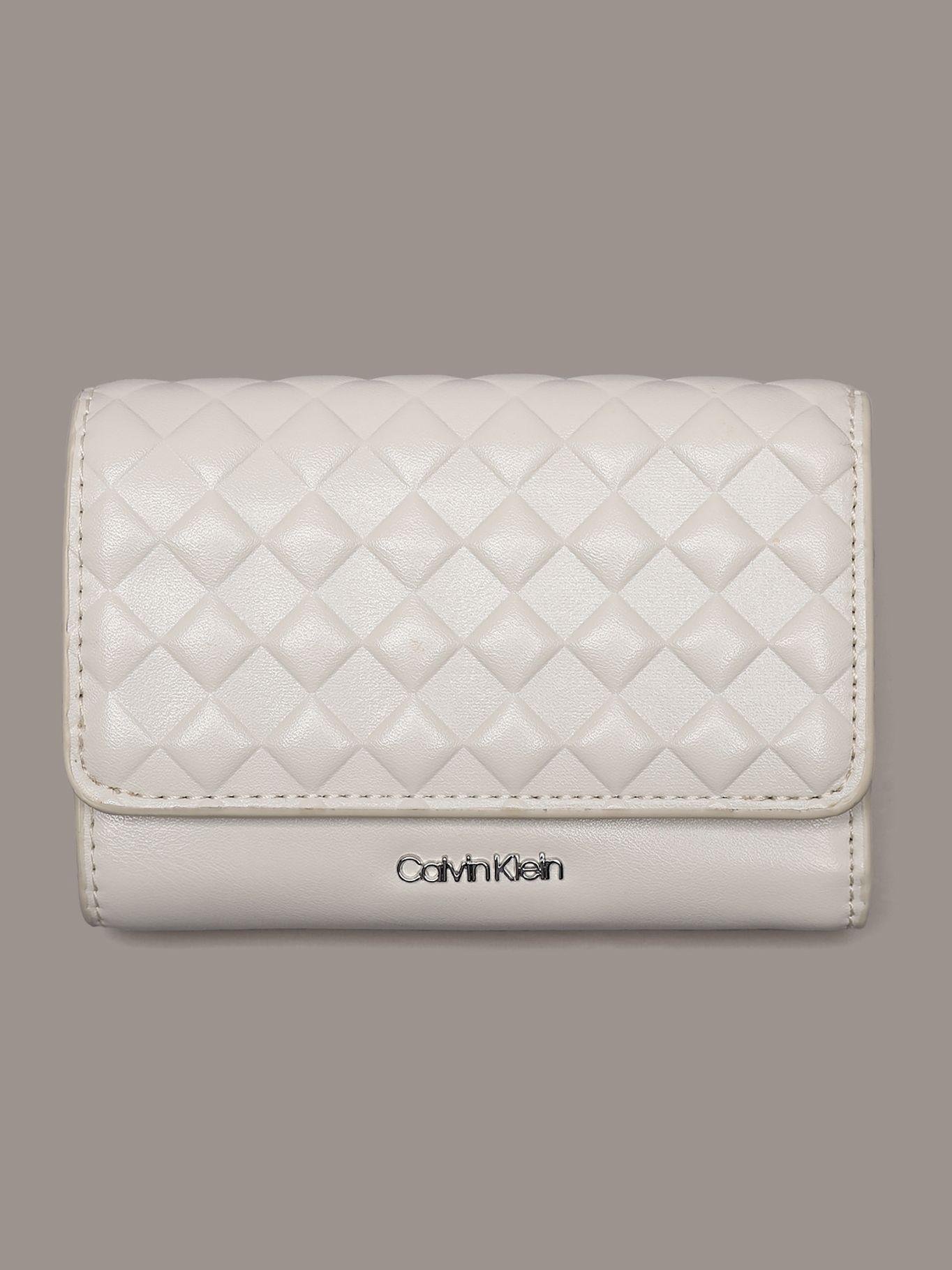 Billetera Calvin Mini Quilt Beige Calvin Klein-0