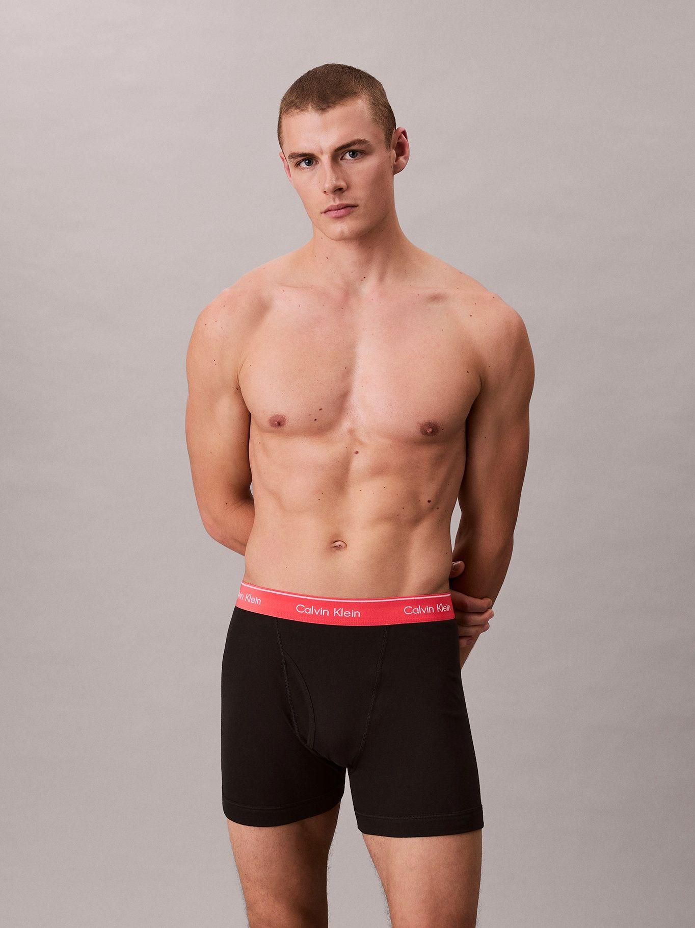 Pack 3 Bóxers Brief Cotton Classics Negro Calvin Klein-1