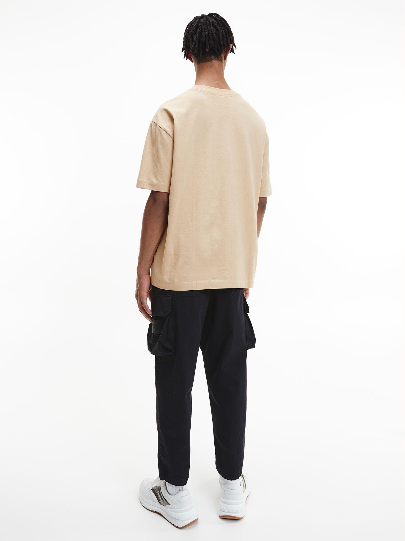Polera Oversized Repeat Logo Beige Calvin Klein-2
