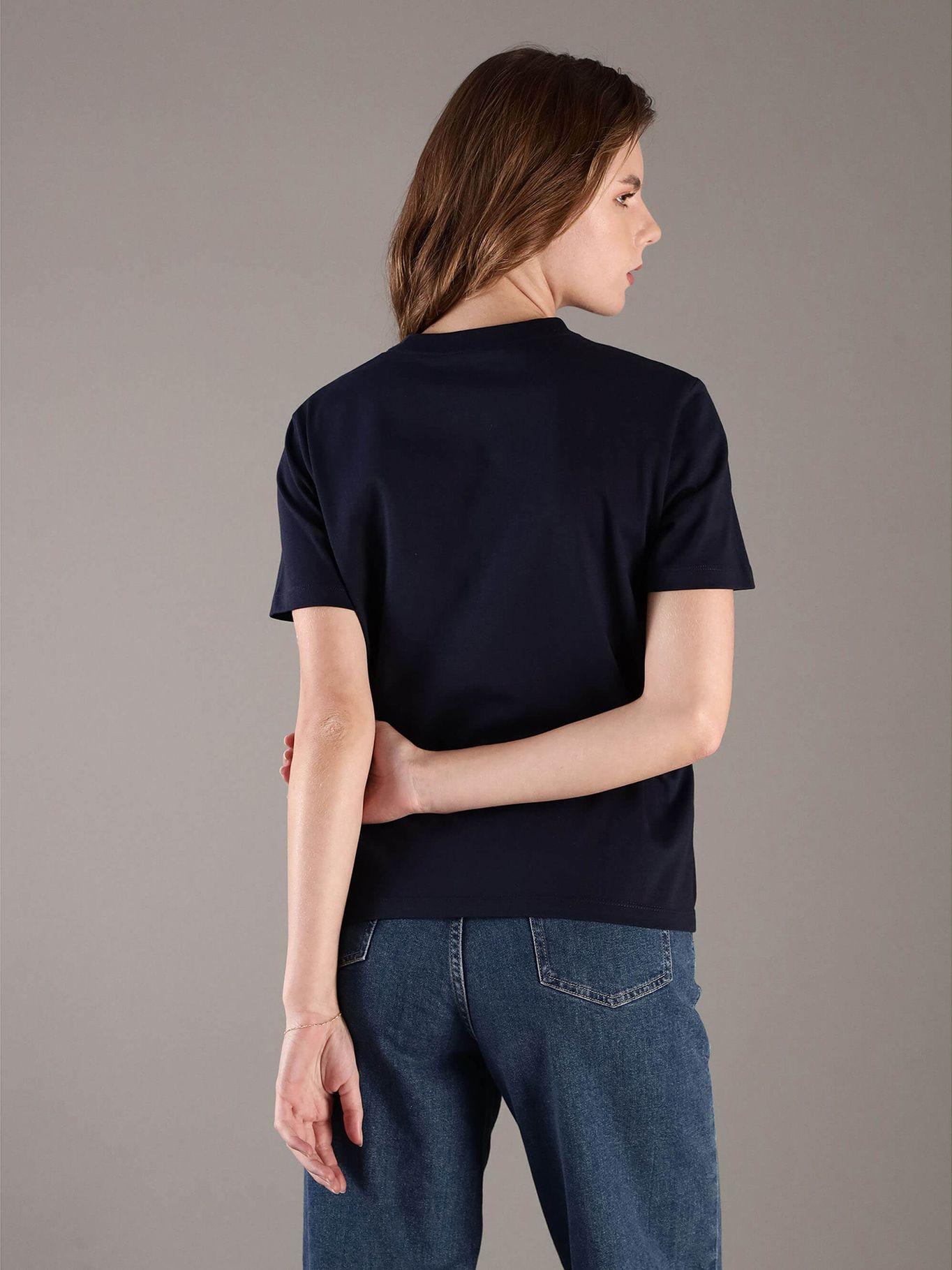 Polera Clásica Monograma-Estampado Azul Calvin Klein-2