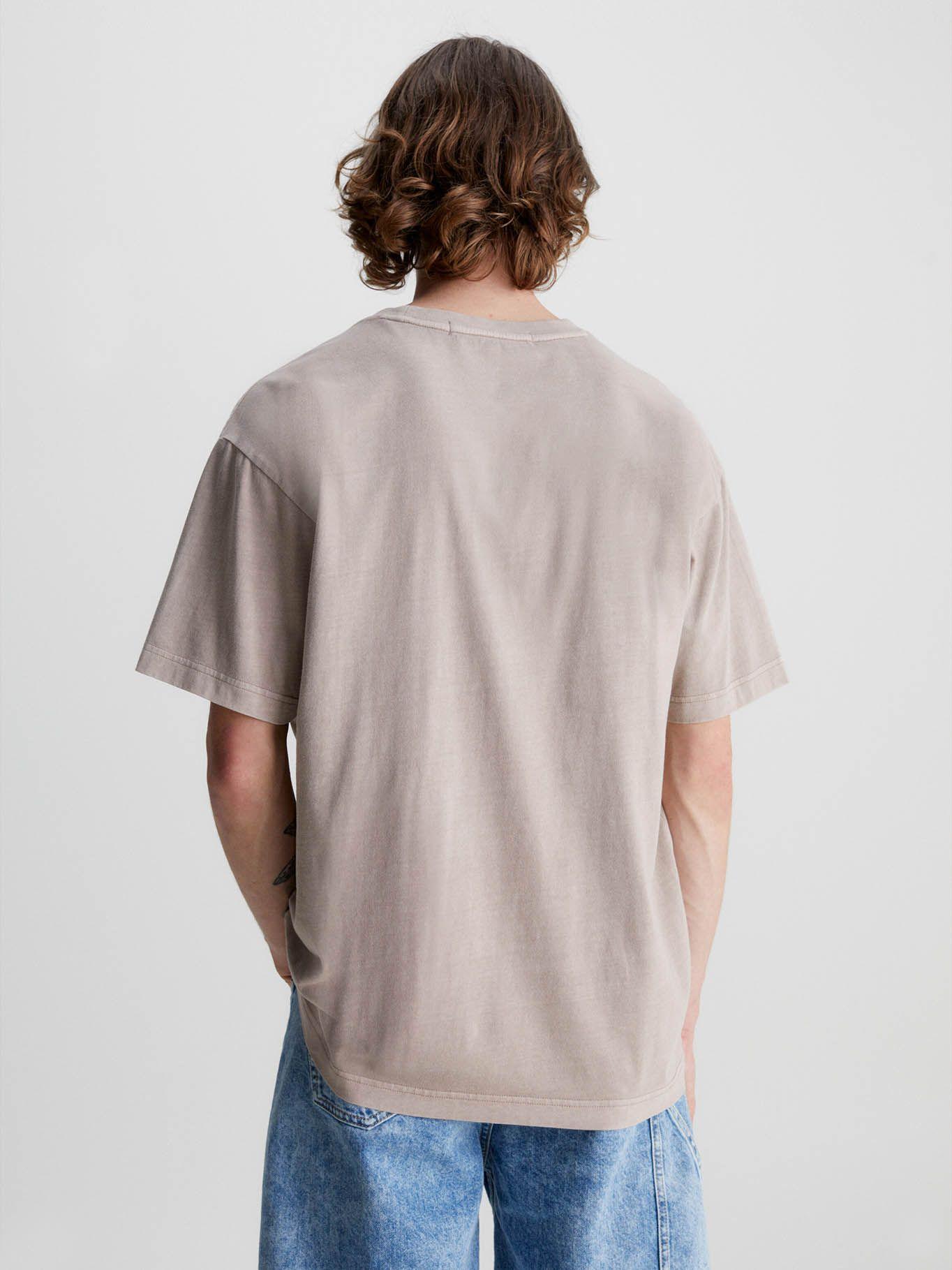 Camisa holgada con monograma Café claro Calvin Klein-2