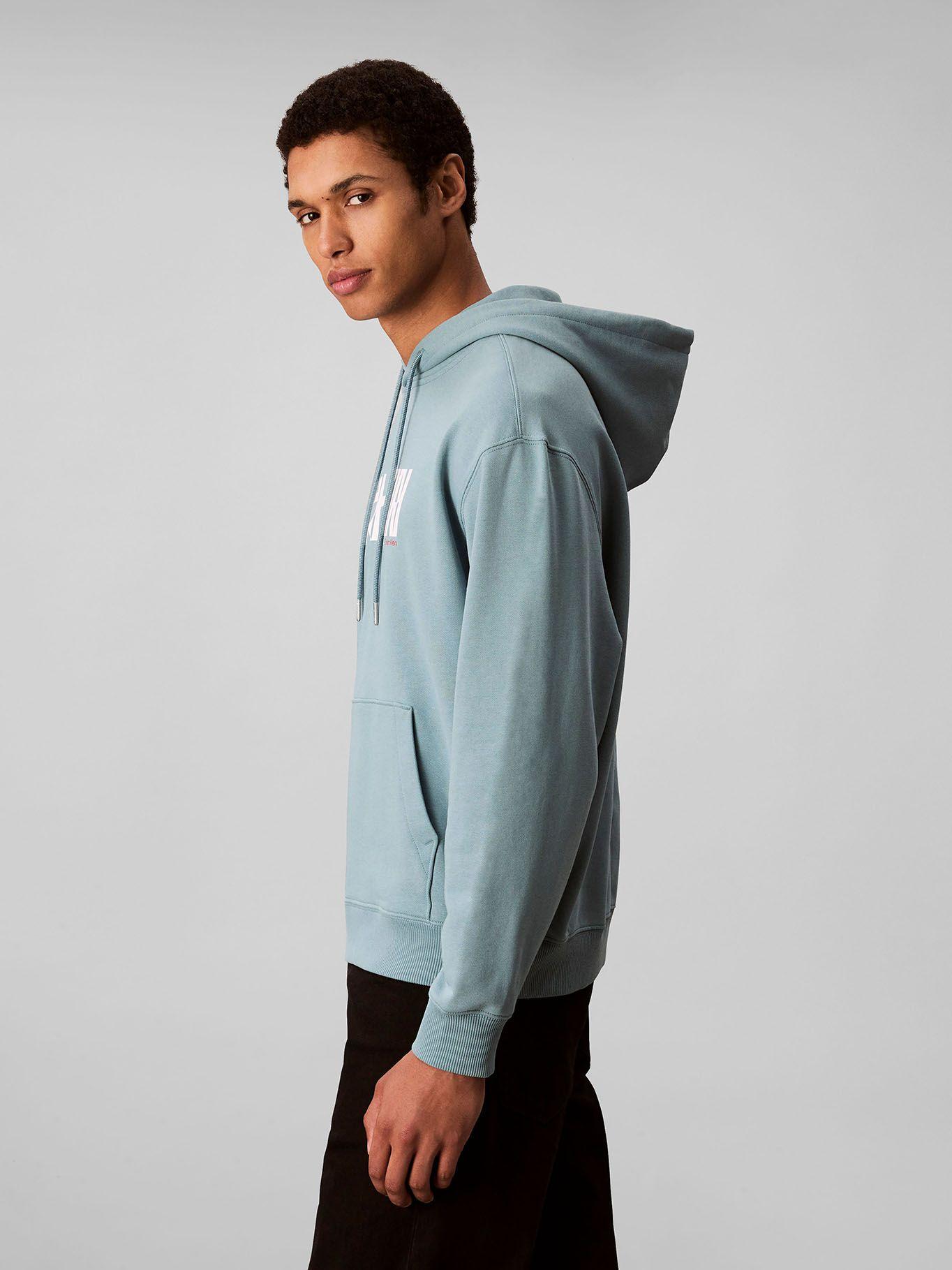 Polerón con Gorro y Logo Red Box Verde Calvin Klein-3