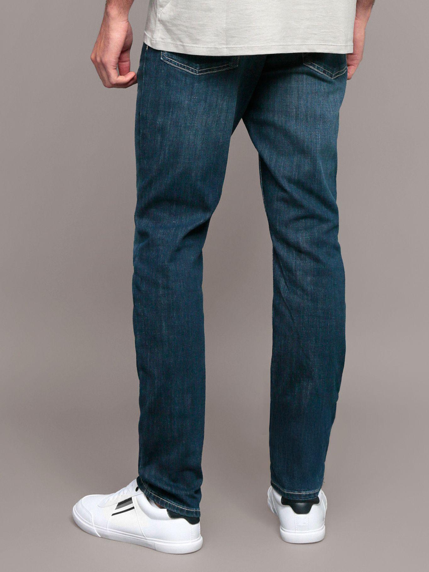 Jeans Luster con efecto desteñido azul Calvin Klein-3