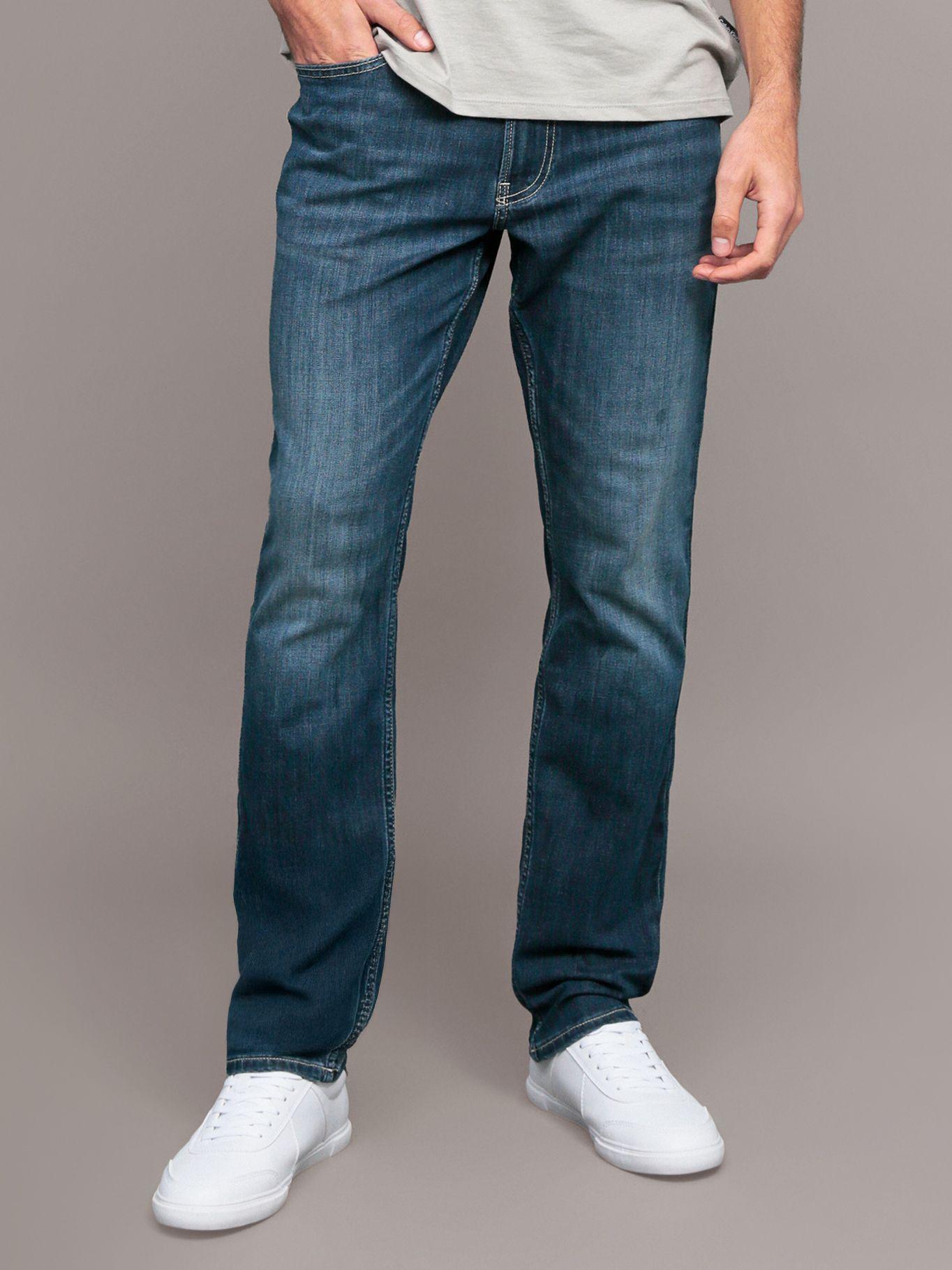 Jeans Luster con efecto desteñido azul Calvin Klein-1