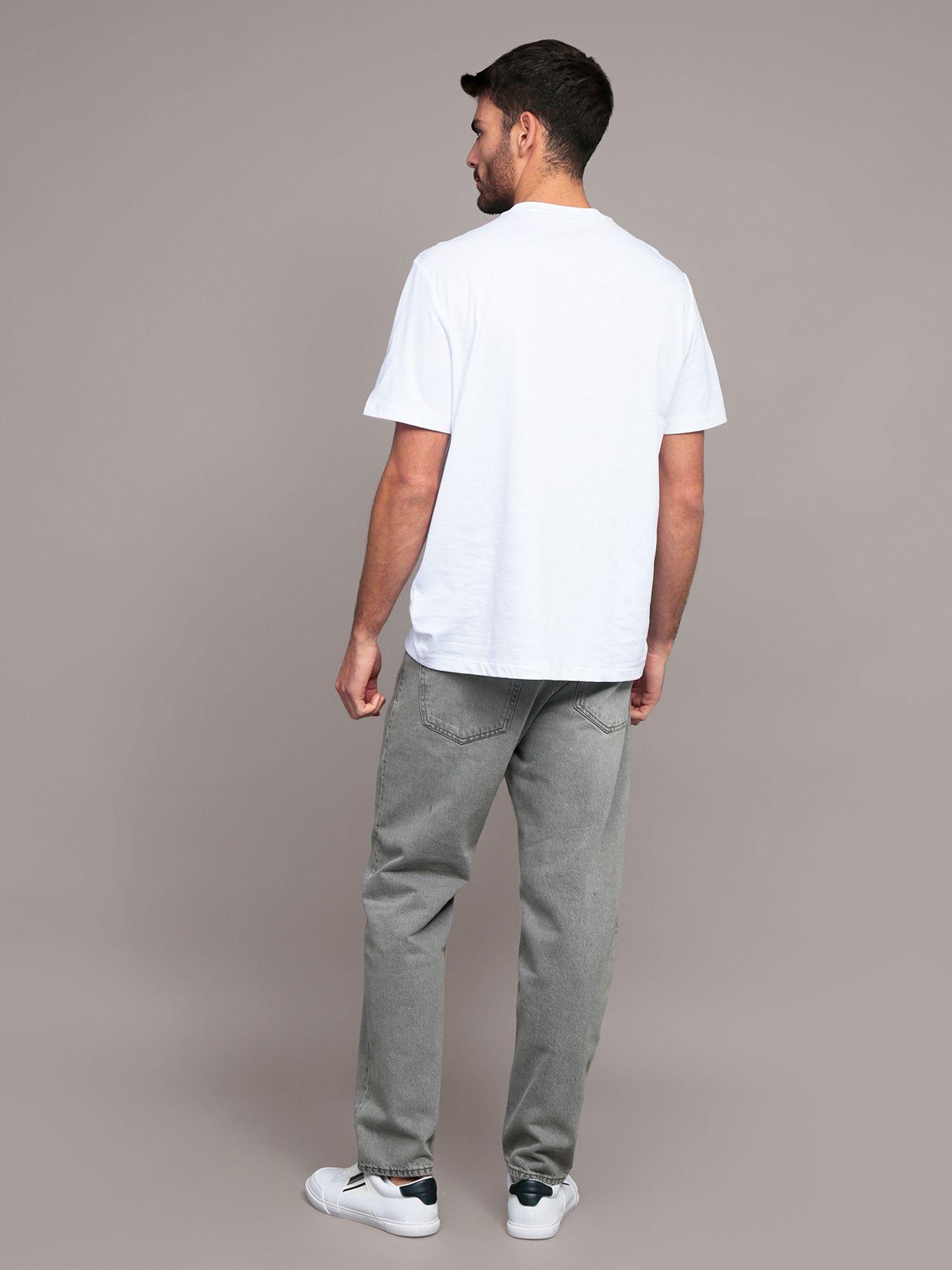 Polera Texture Blocked Piping Blanco Calvin Klein-2