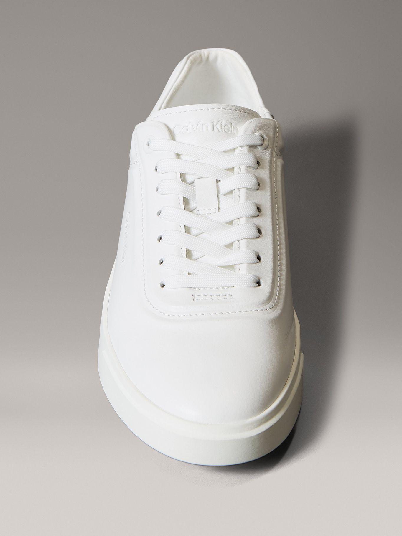 Zapatillas de Cuero Oxford Blanco Calvin Klein Mujer-2