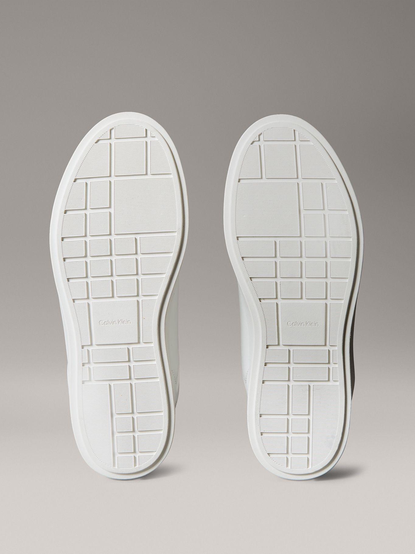 Zapatillas de Cuero Oxford Blanco Calvin Klein Mujer-3