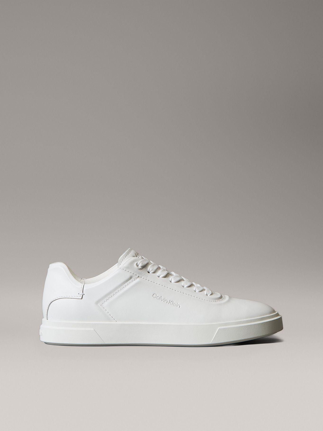 Zapatillas de Cuero Oxford Blanco Calvin Klein Mujer-4