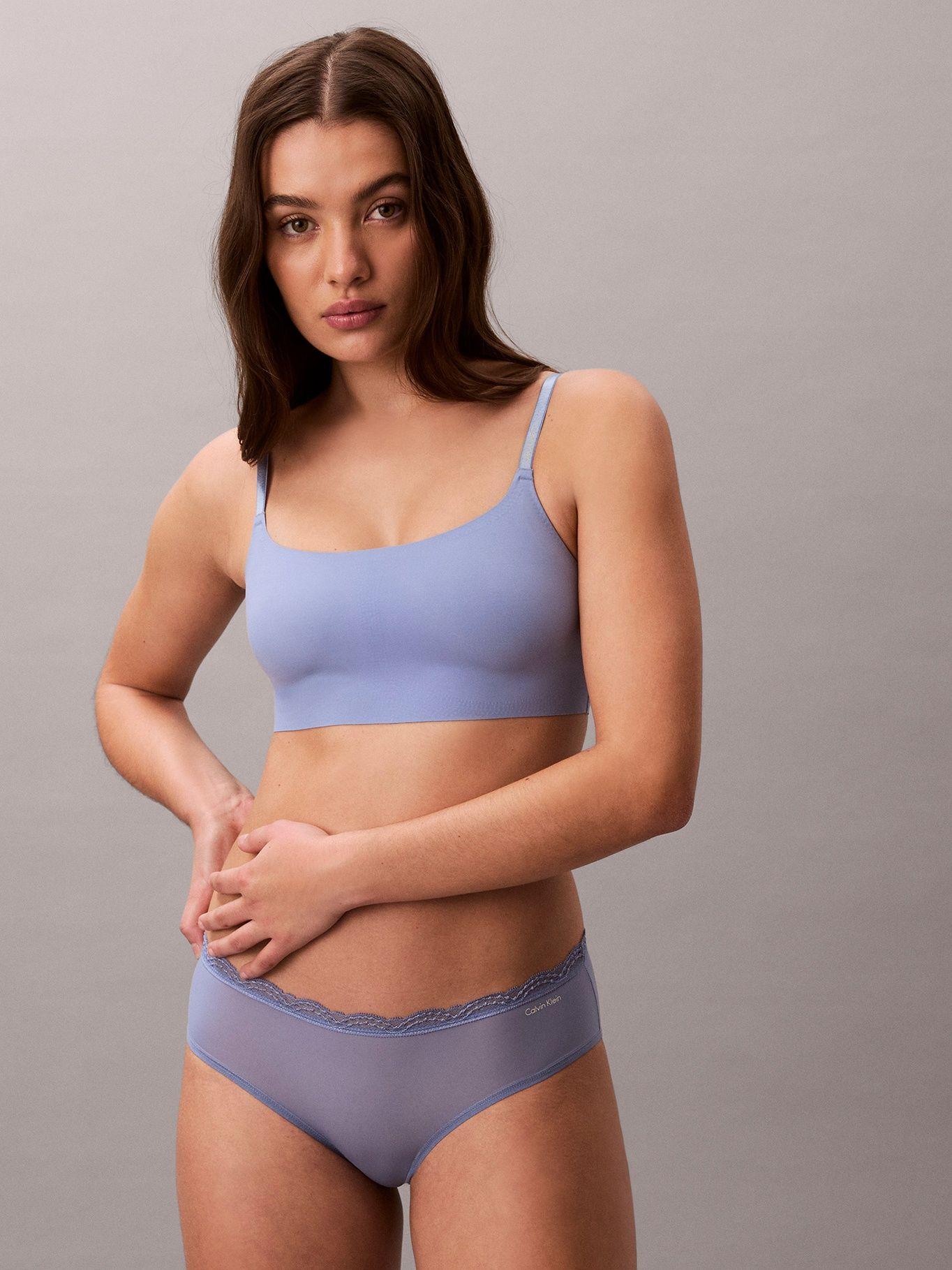 Bralette Lined Invisible Comfort Azul Calvin Klein-0