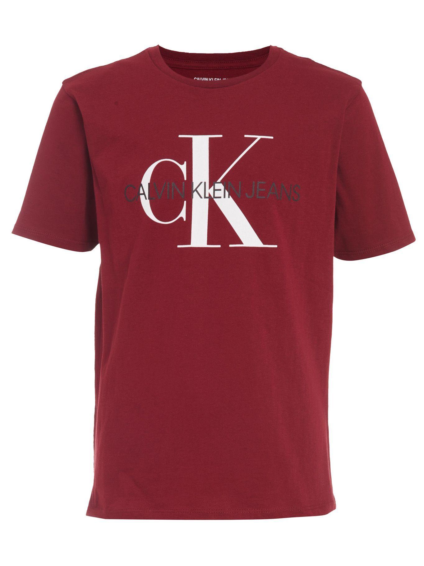 Polera Niño Ck Old School Burdeo Calvin Klein-0