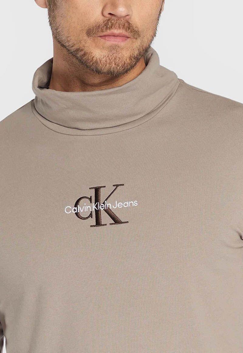 Polera Ls Monologo Beige A03 Calvin Klein-2