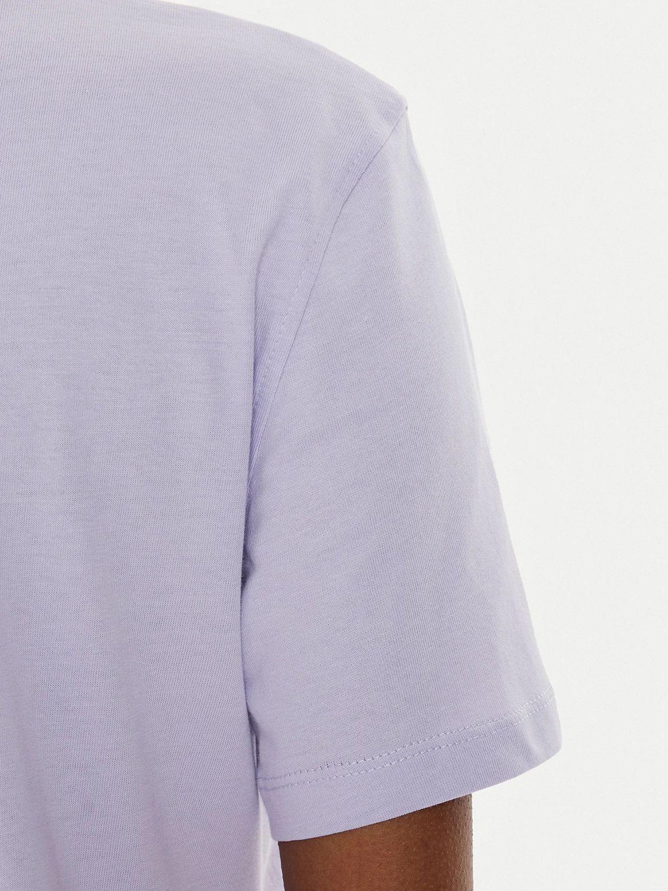 Polera Ck Embro Badge Regular Morado Calvin Klein-4