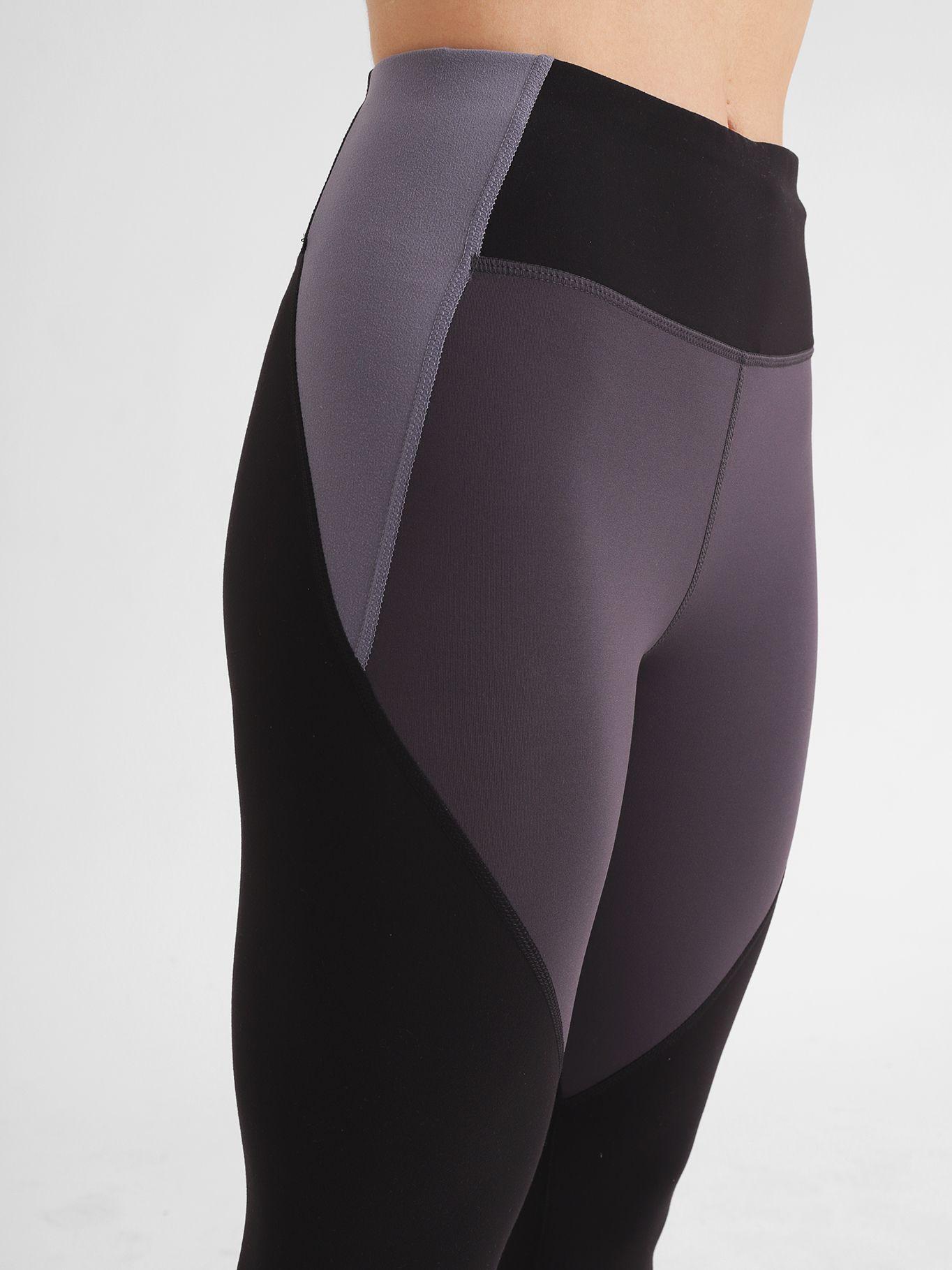 Leggings Colorblock Negro 0LS Calvin Klein-3