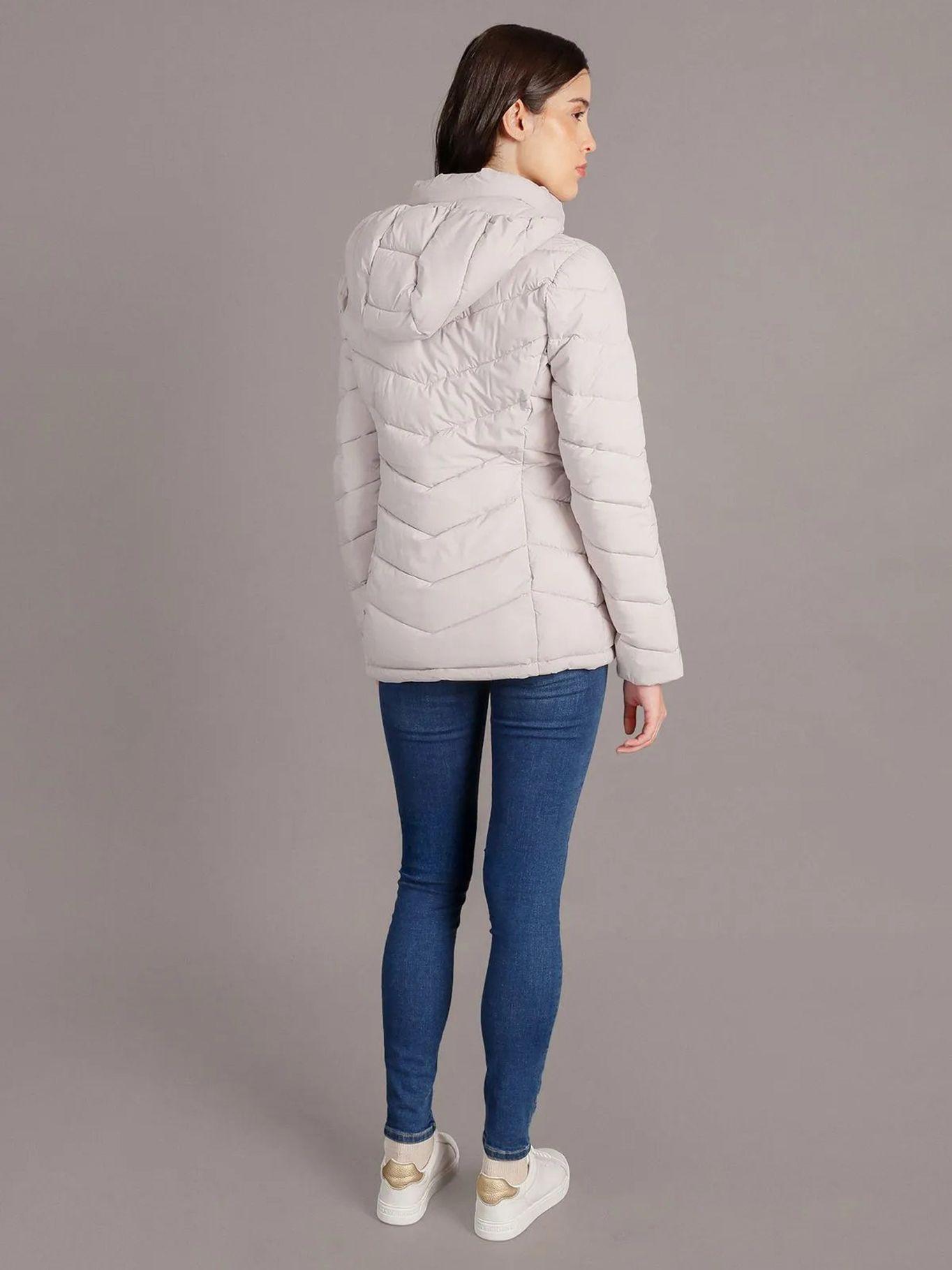 Parka Puffer con Gorro Gris Calvin Klein-2