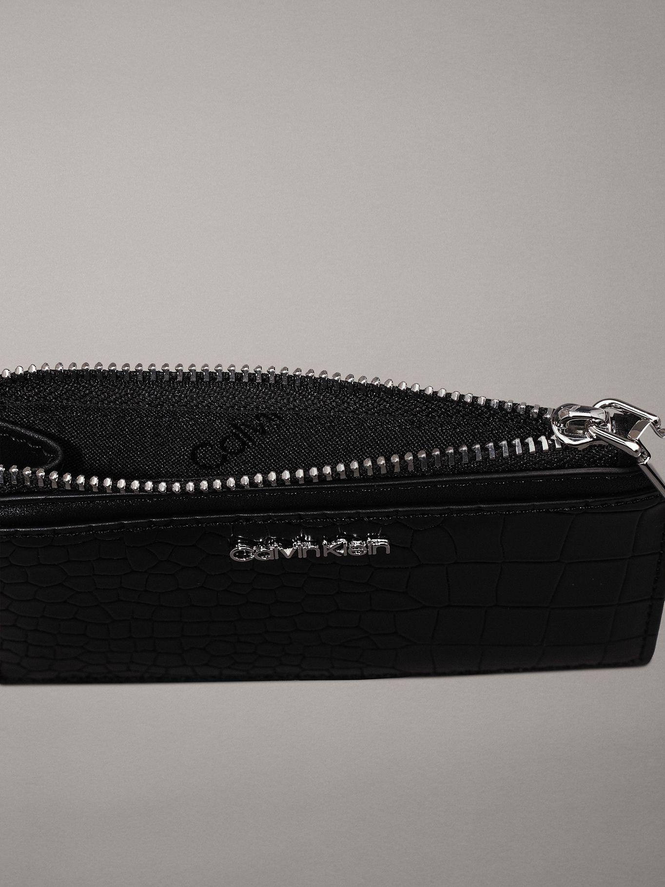 Tarjetero CK Must Croco Negro Calvin Klein-2