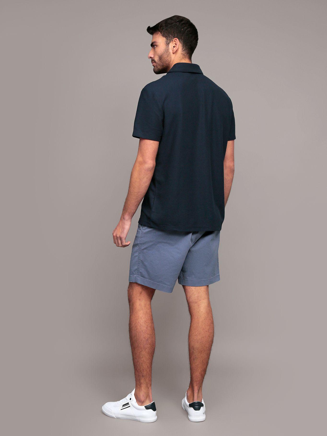 Short Slim de Algodón Azul Calvin Klein-2