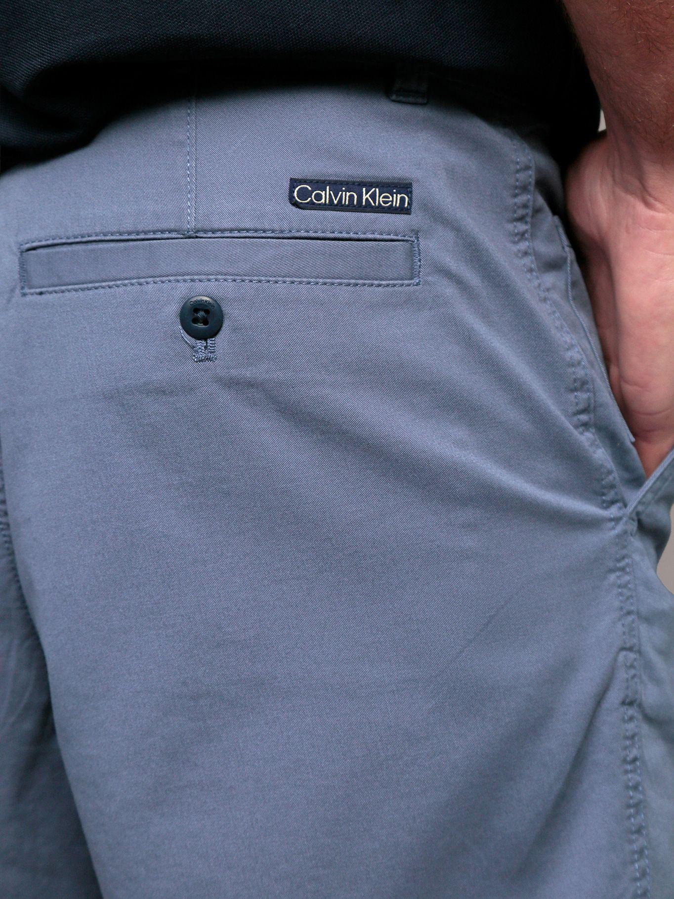 Short Slim de Algodón Azul Calvin Klein-4