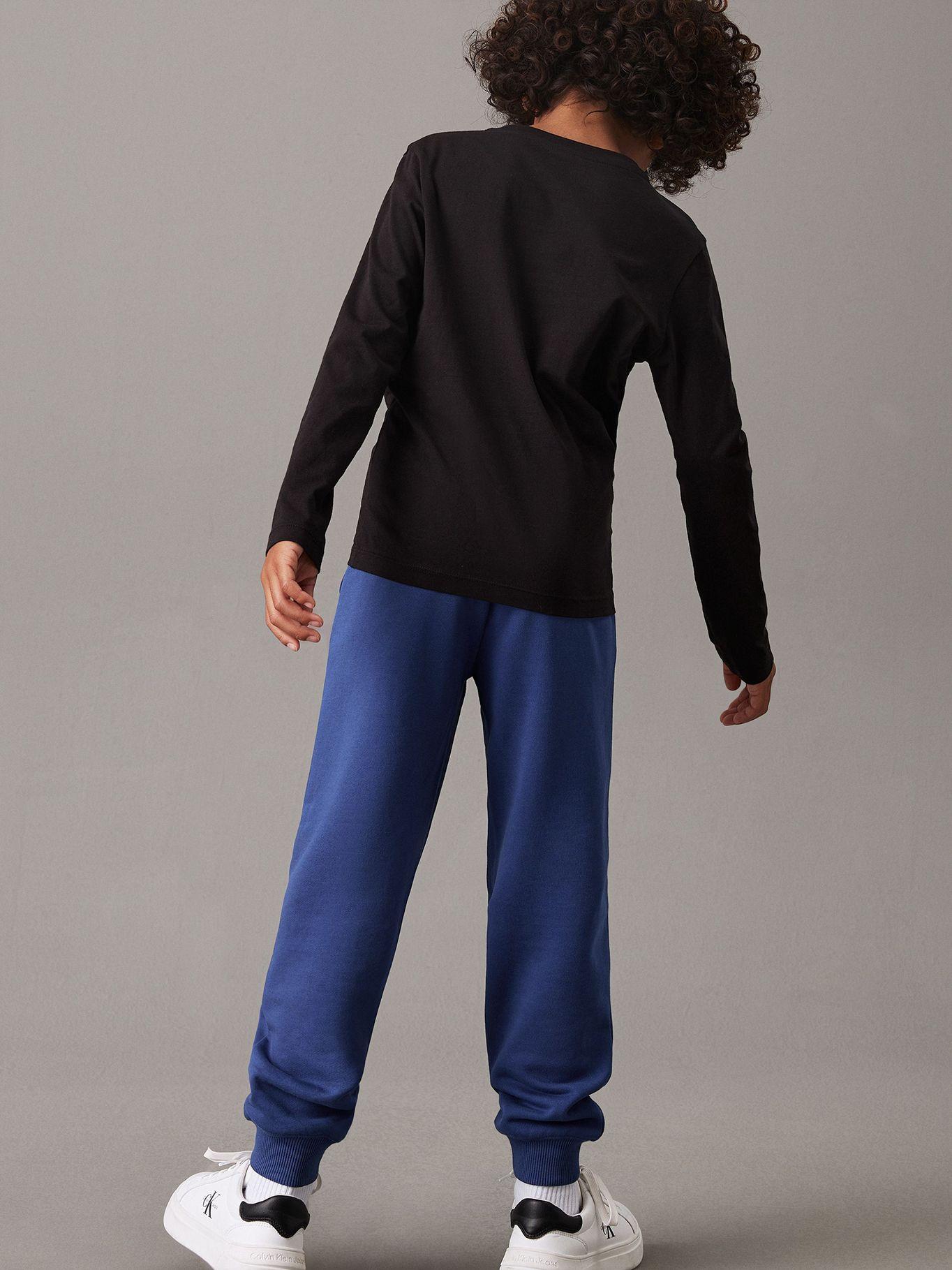 Jogger Niño Monogram Logo Azul Calvin Klein-4