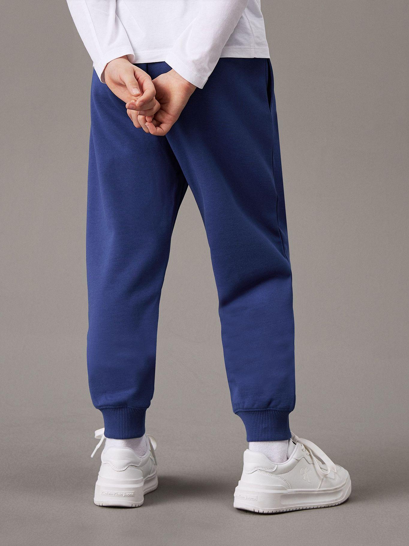 Jogger Niño Monogram Logo Azul Calvin Klein-5