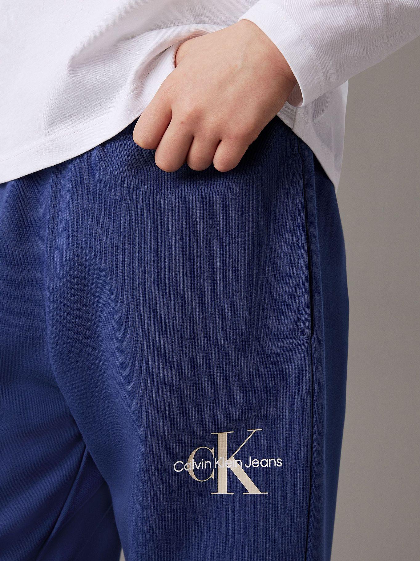 Jogger Niño Monogram Logo Azul Calvin Klein-7