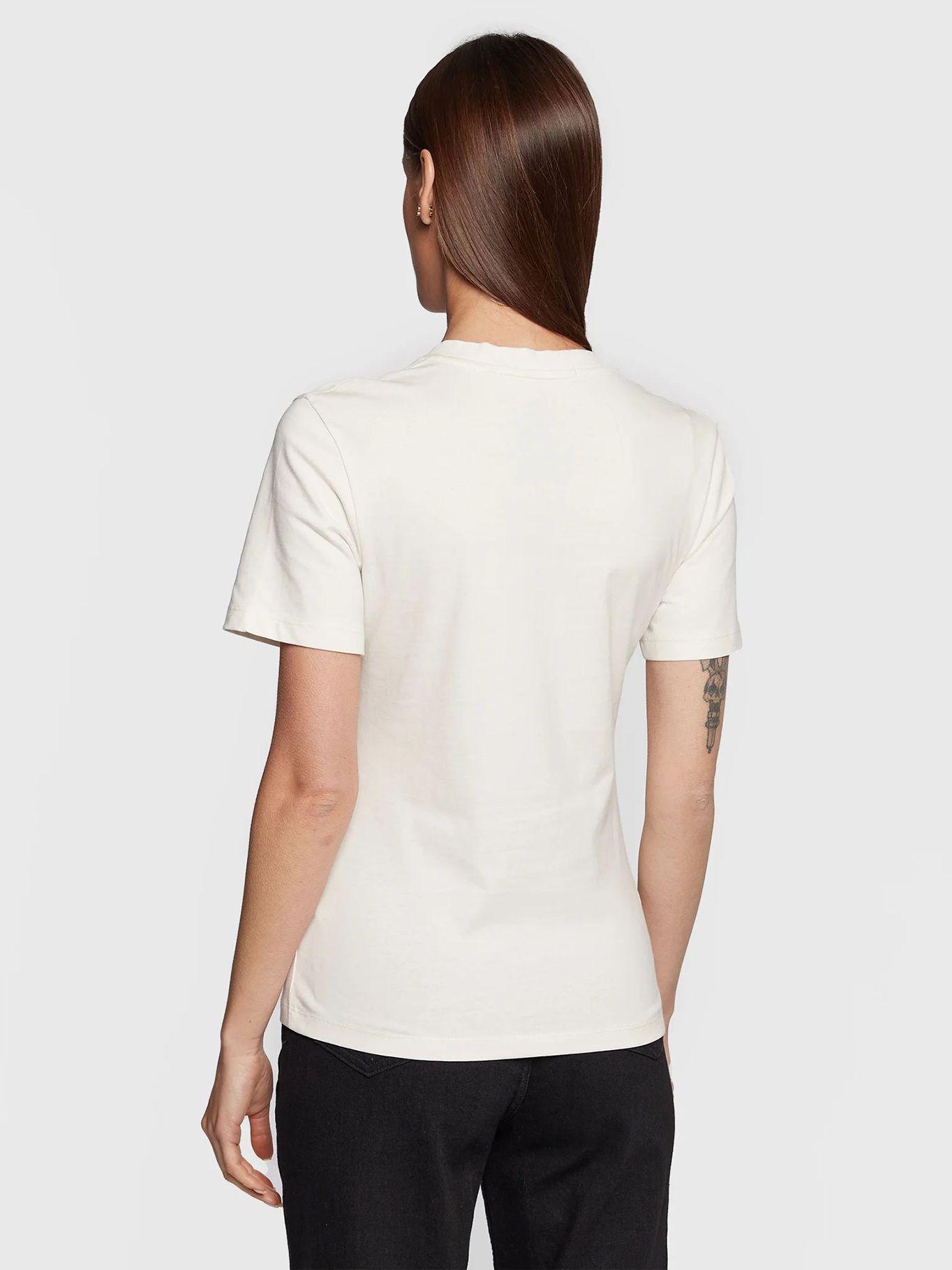 Camiseta de algodón orgánico Blanco Calvin Klein-2