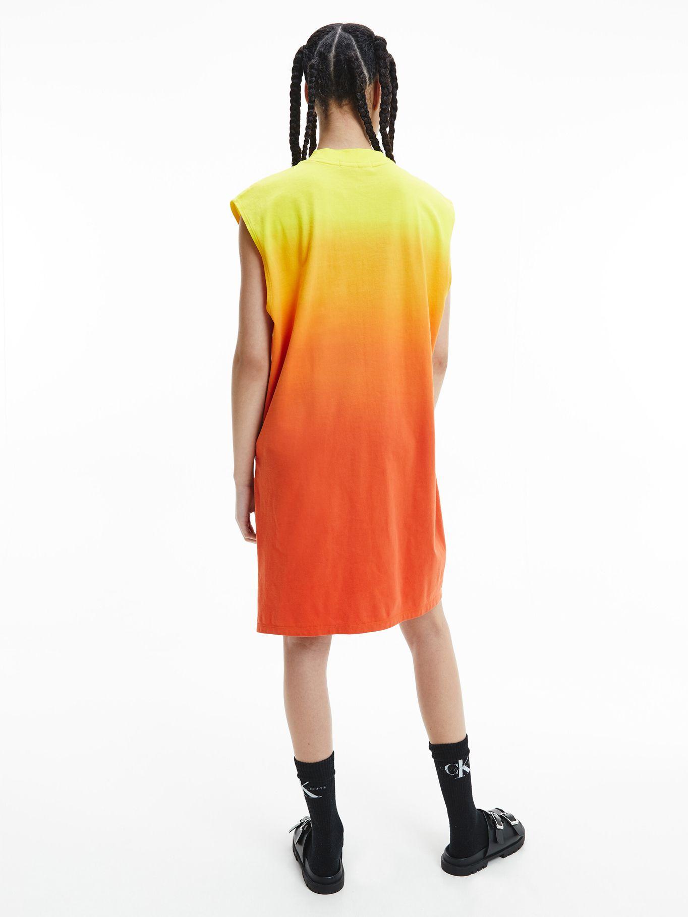 Vestido Dip Dye Multicolor Calvin Klein-1