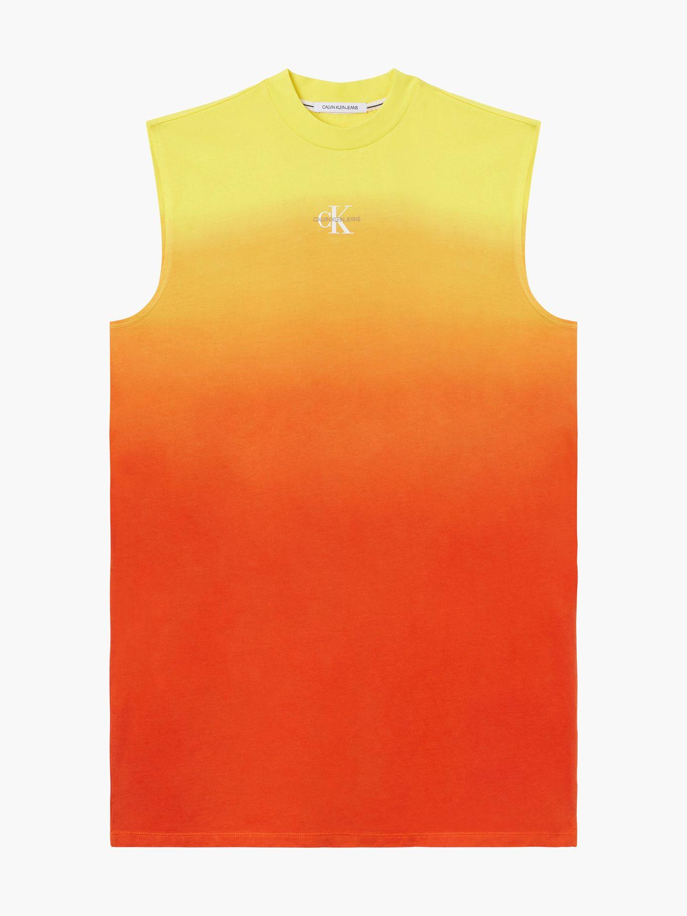 Vestido Dip Dye Multicolor Calvin Klein-4