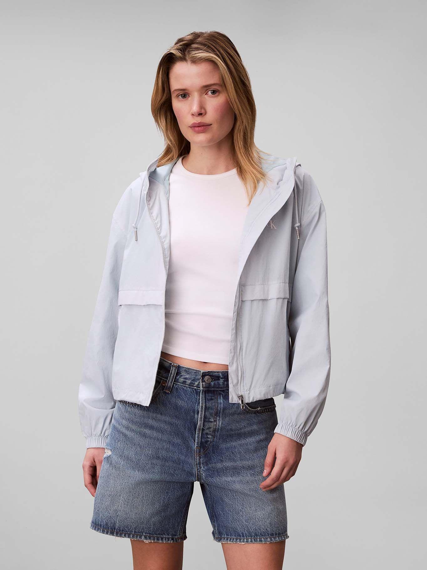 Chaqueta Cortavientos Essential Celeste Calvin Klein-0