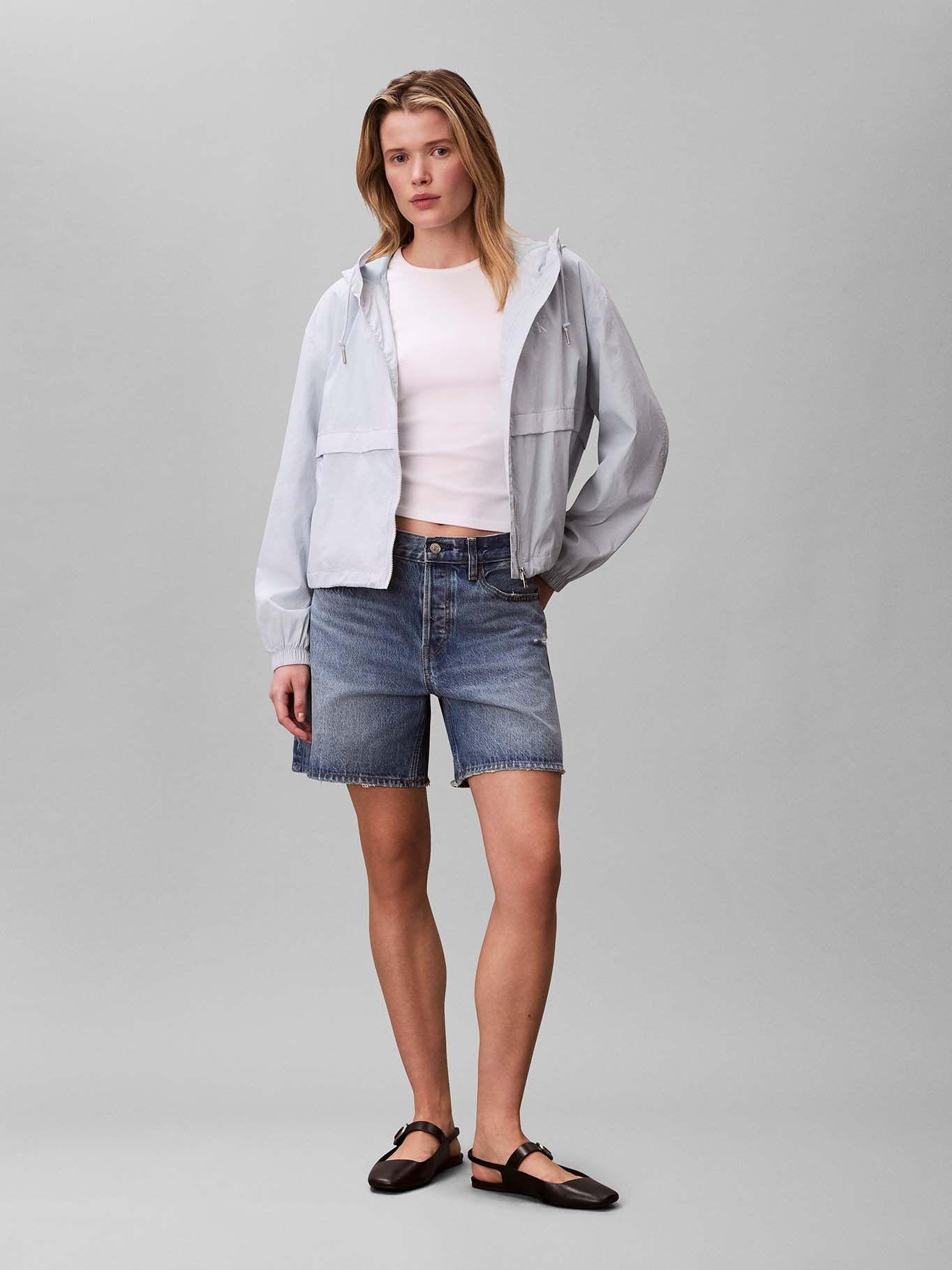 Chaqueta Cortavientos Essential Celeste Calvin Klein-1